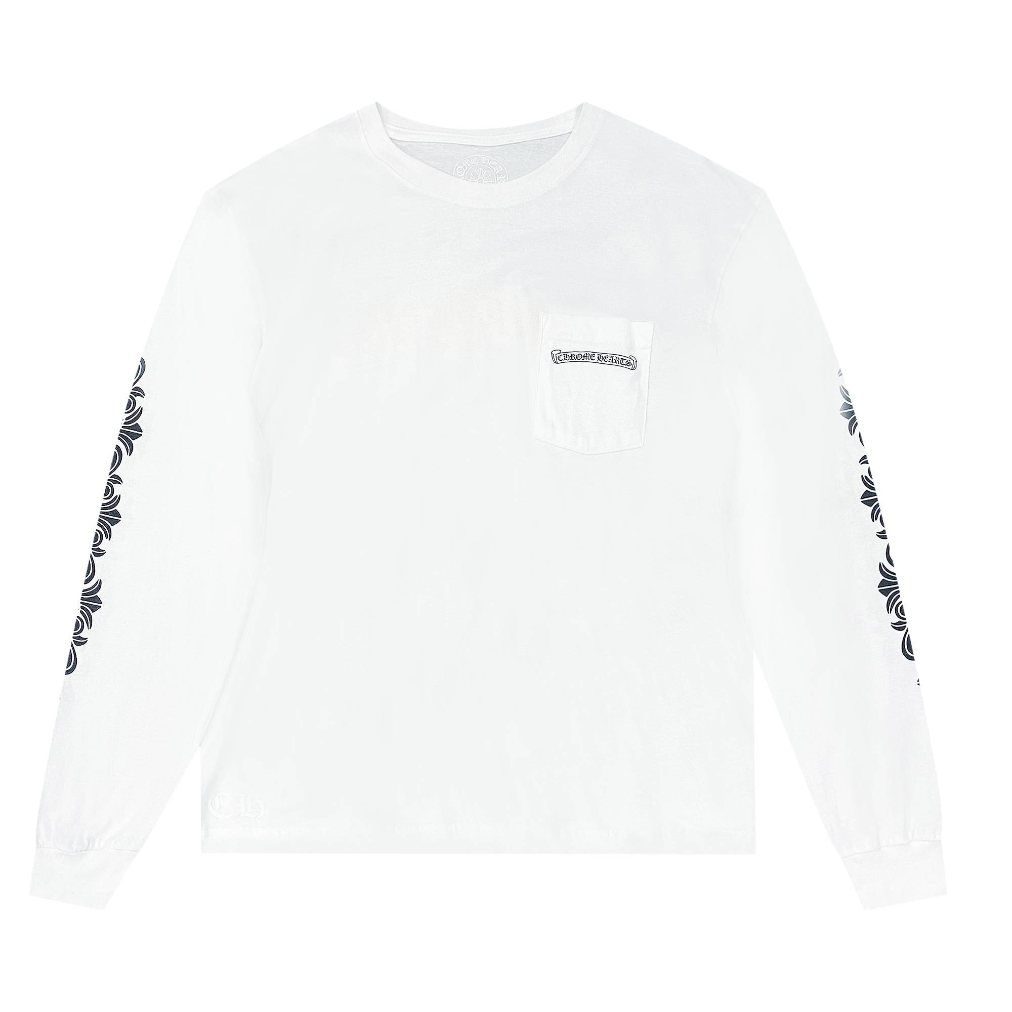 Chrome Hearts Aspen Floral Long-Sleeve 'White' - 1