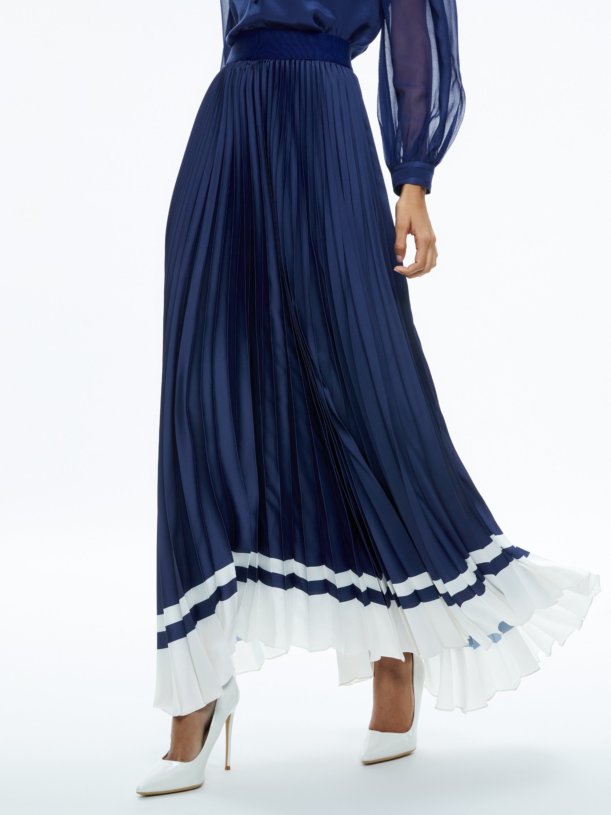 KATZ MAXI PLEATED SKIRT - 2