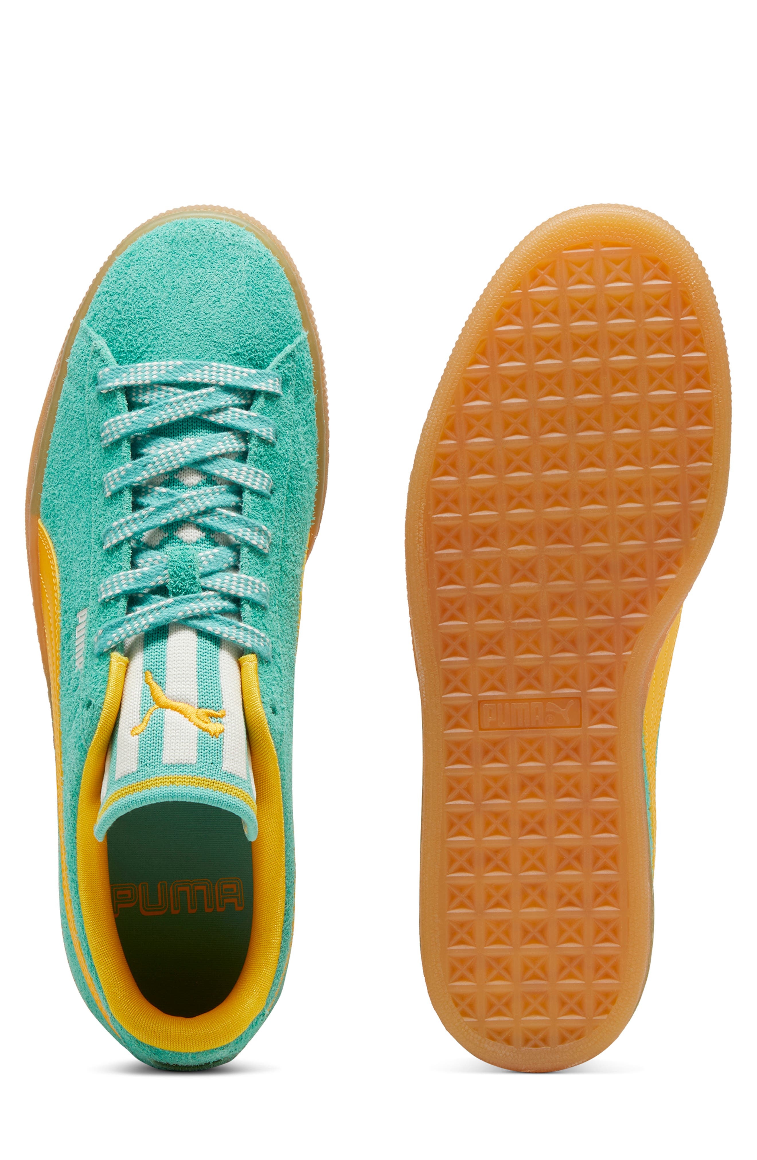 PUMA Suede Supertifo Low Top Sneaker in Jade Frost-Gum at Nordstrom - 6