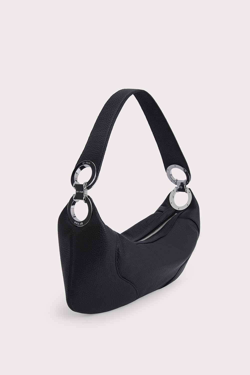 AMIRA BLACK FLAT GRAIN LEATHER - 2