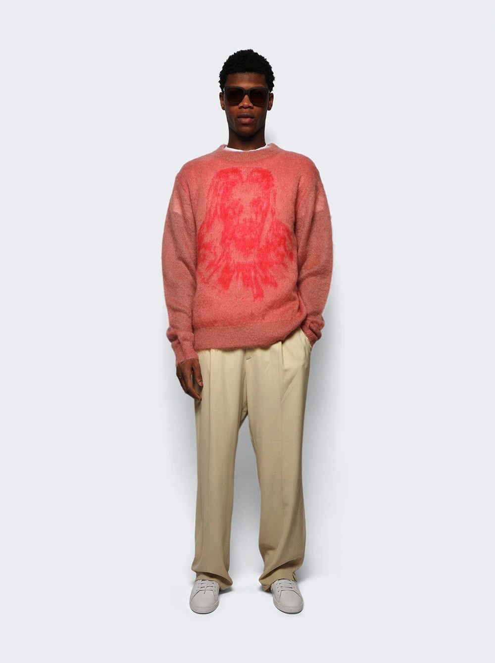 X Born X Raised Clown Knit Sweater Pink - 2