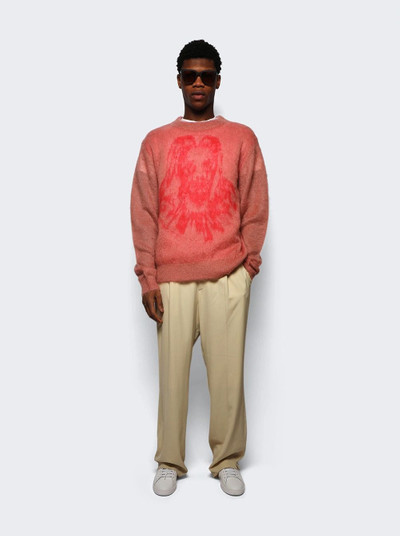 SAINT M×××××× X Born X Raised Clown Knit Sweater Pink outlook