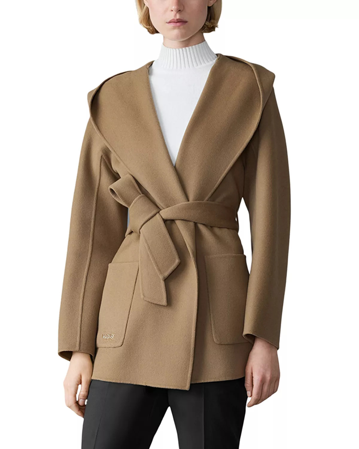 Wool Belted Midi Coat - 6