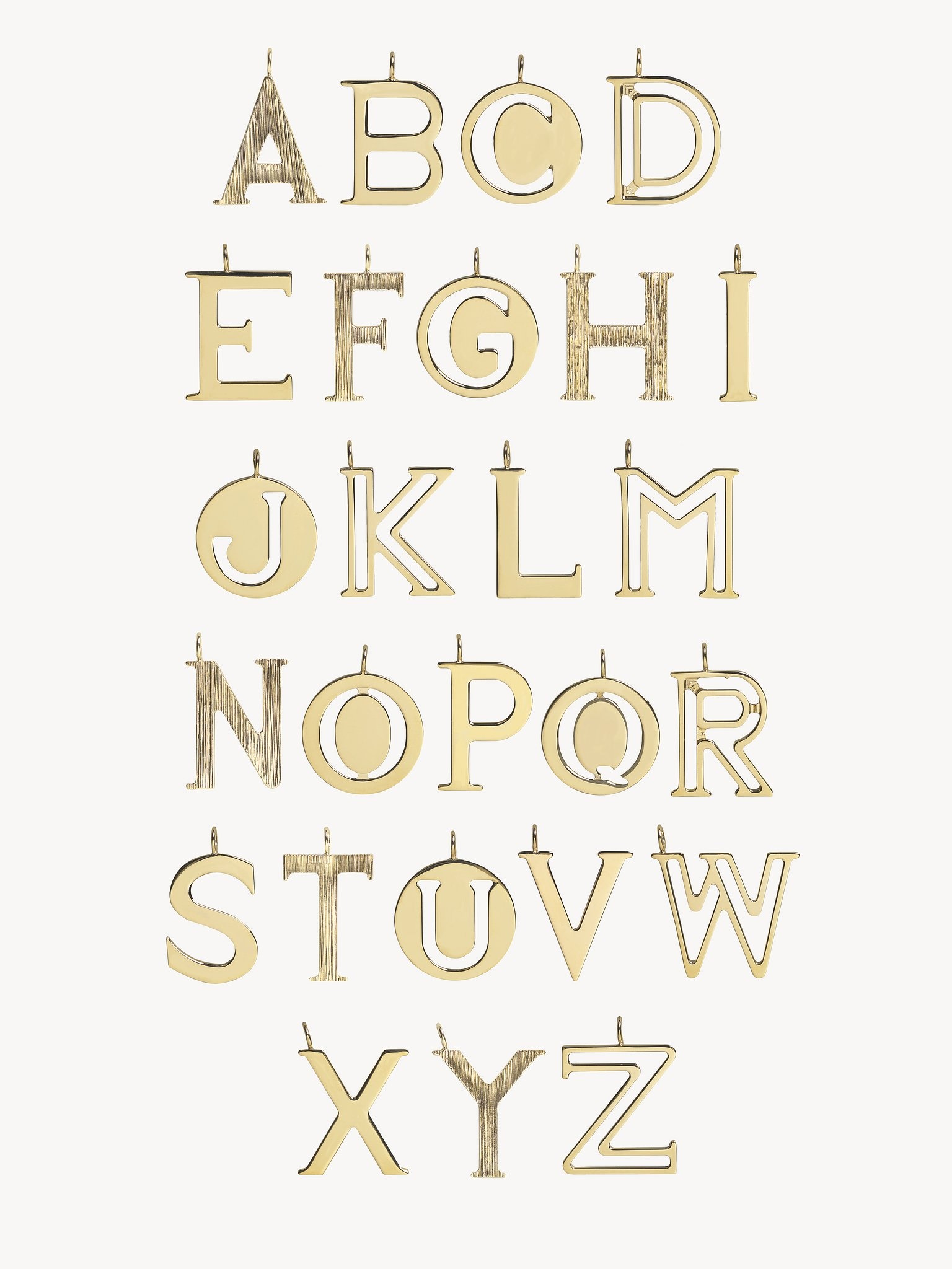 Q - ALPHABET KEY RING - 3