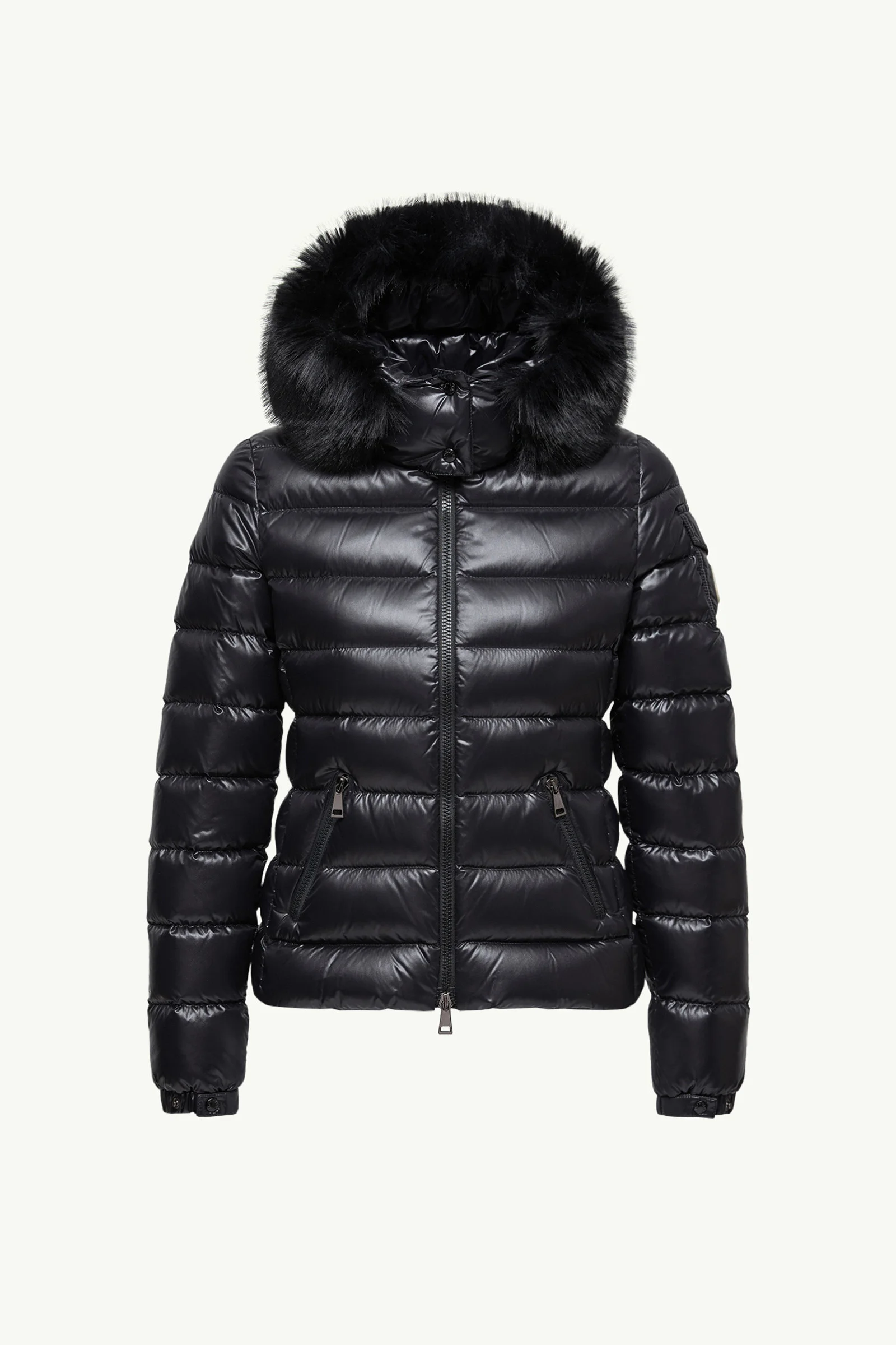 Badyf Faux Fur-Trimmed Hooded Short Down Jacket - 1
