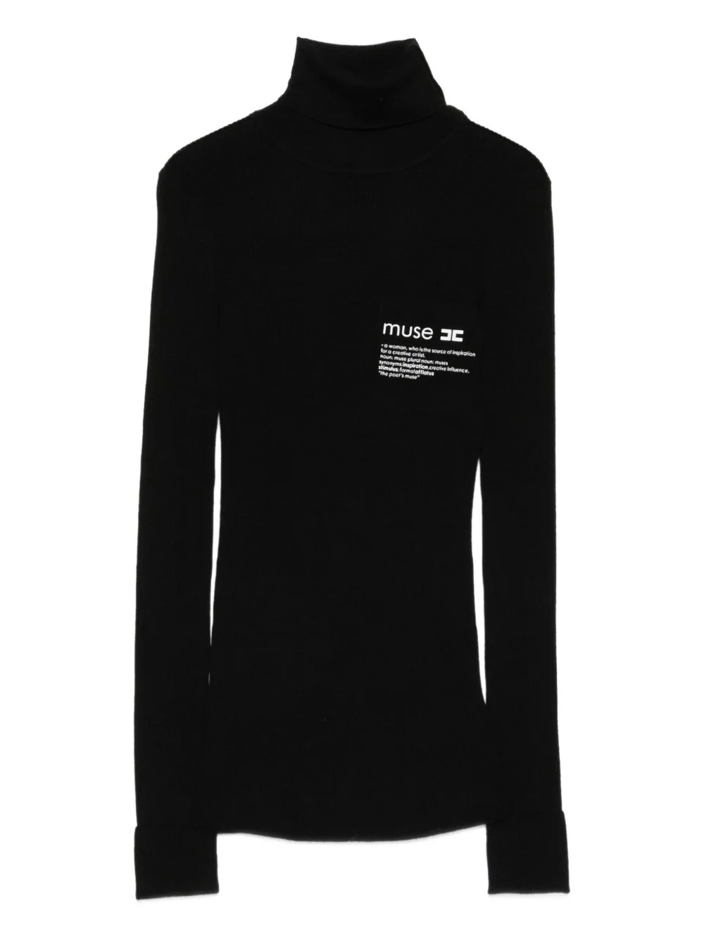 turtleneck logo-motif sweater - 1