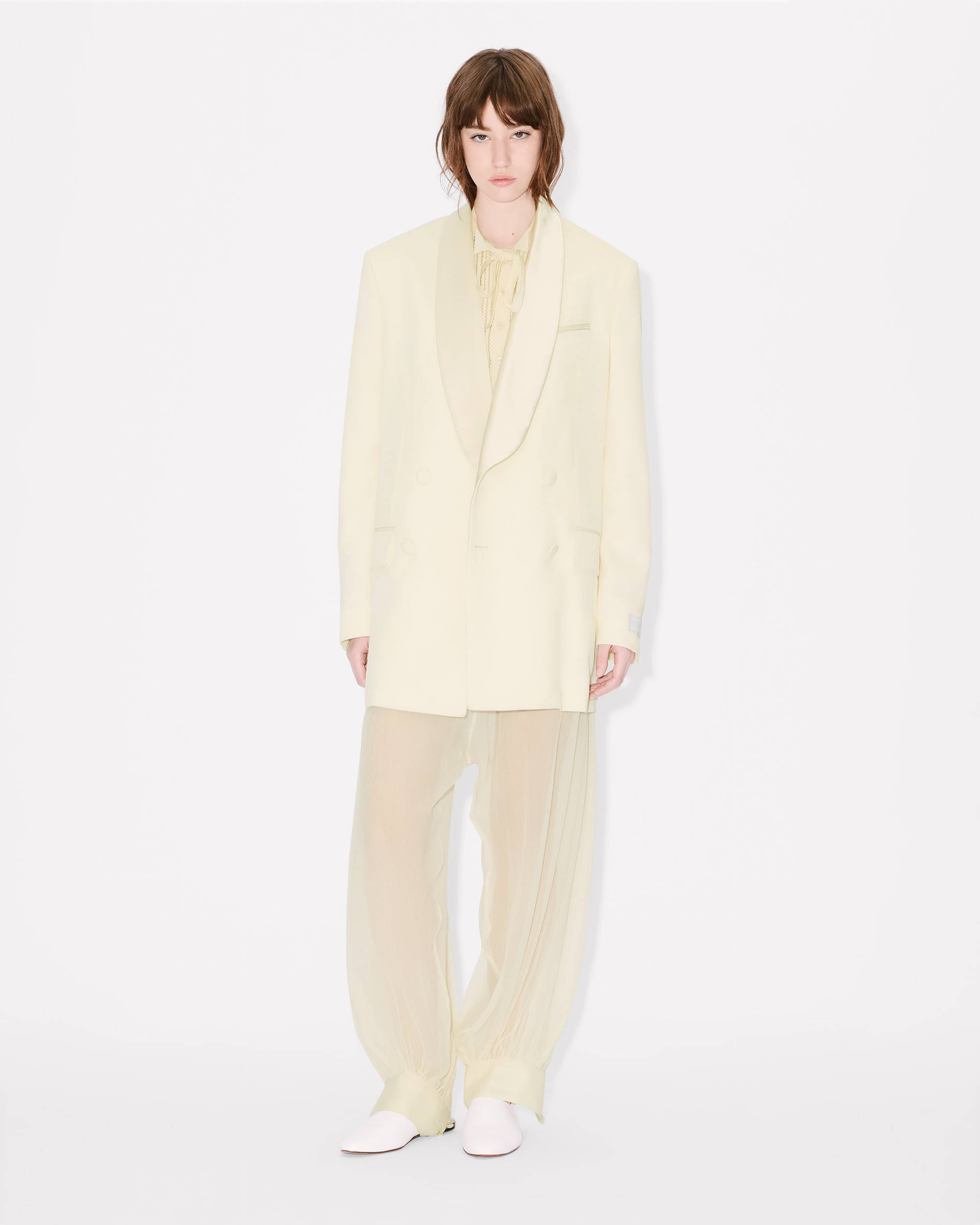 Shawl collar blazer in virgin wool - 3