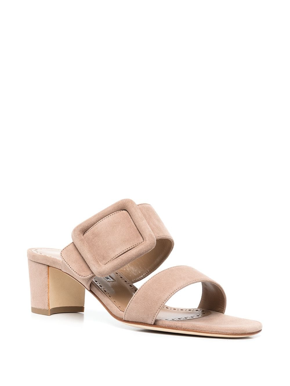 large-buckle sandals - 2