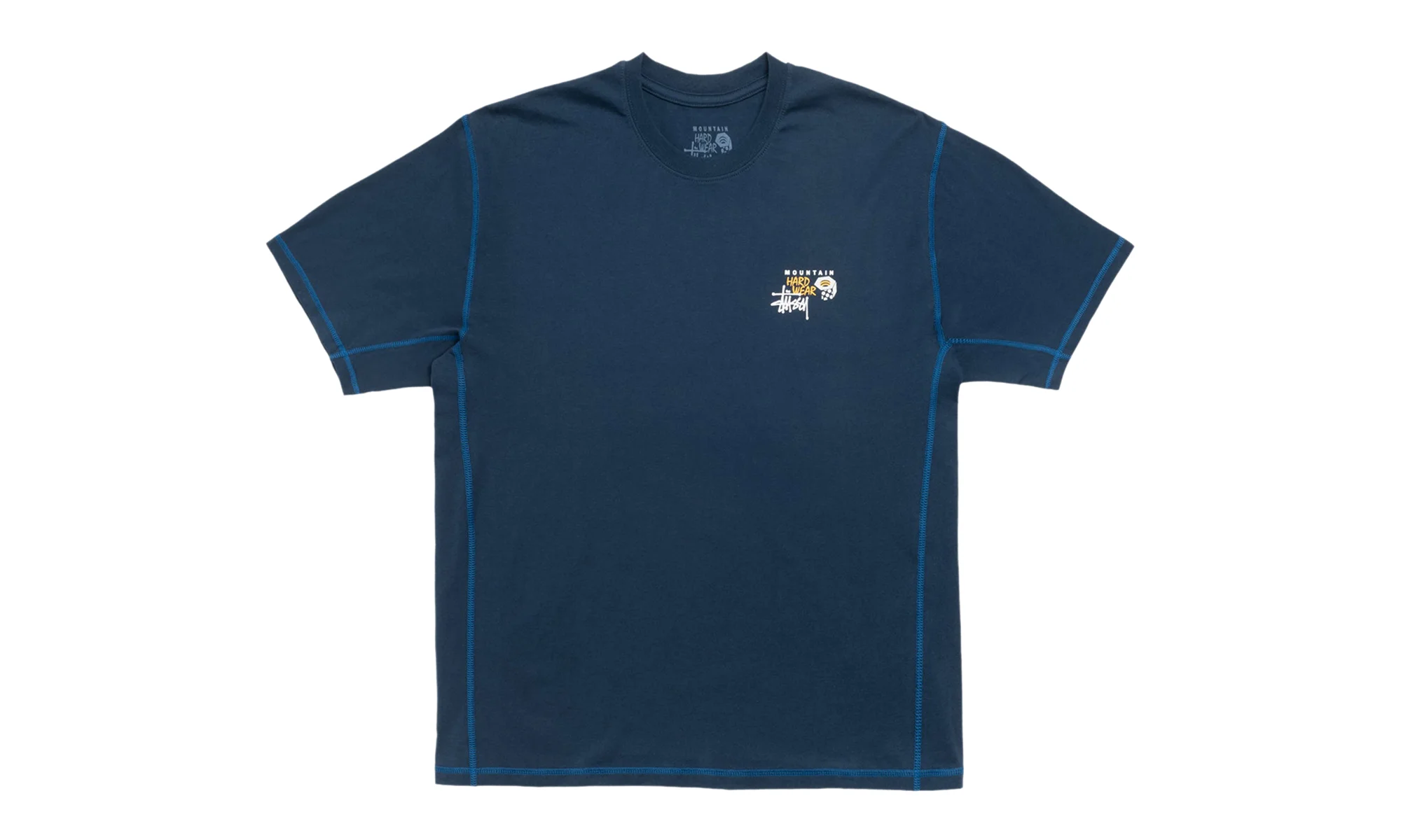 & MOUNTAIN HARDWEAR TEE "Hardwear Navy" STUS485 - 1