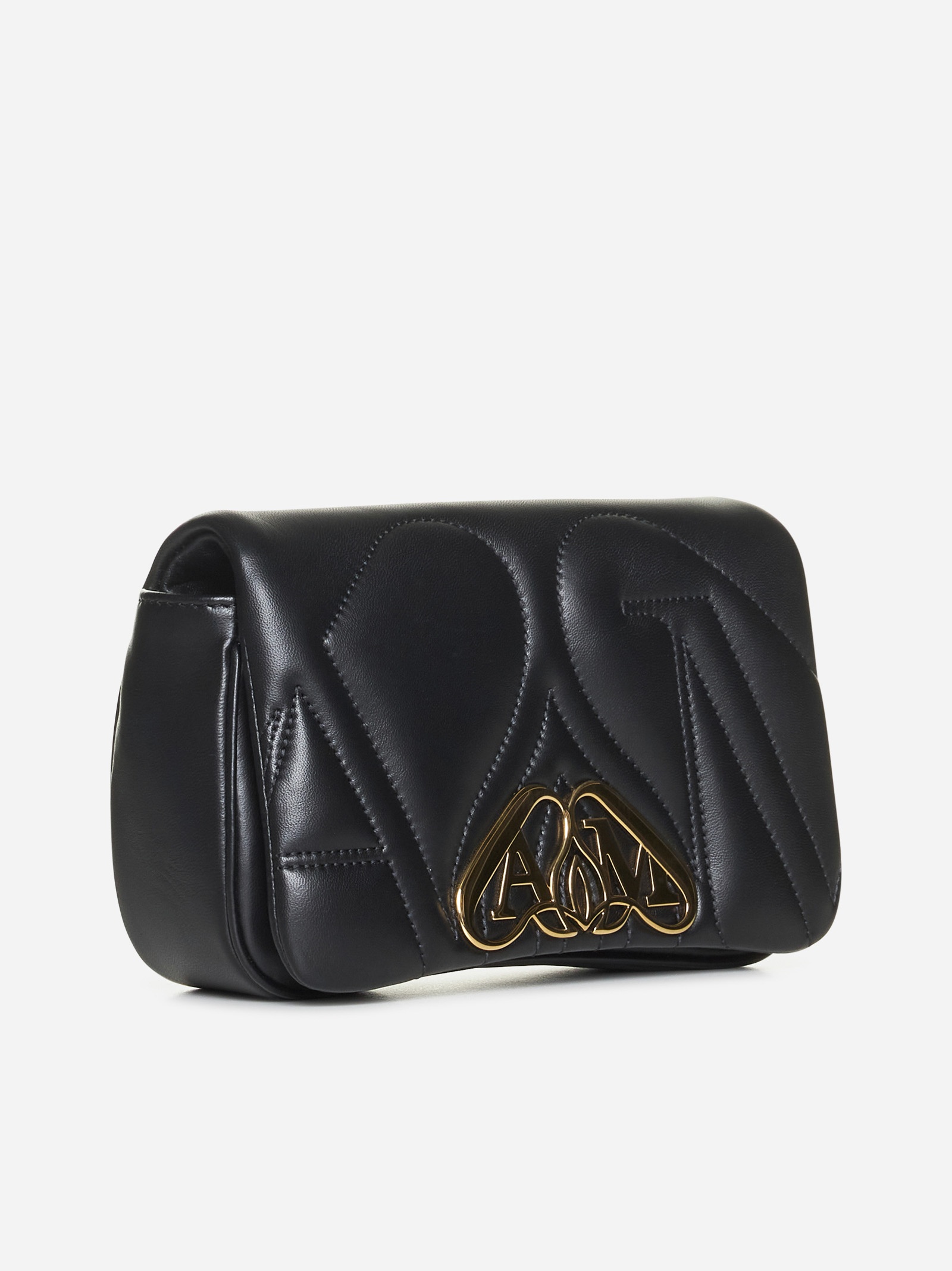 The Mini Seal logo leather bag - 3