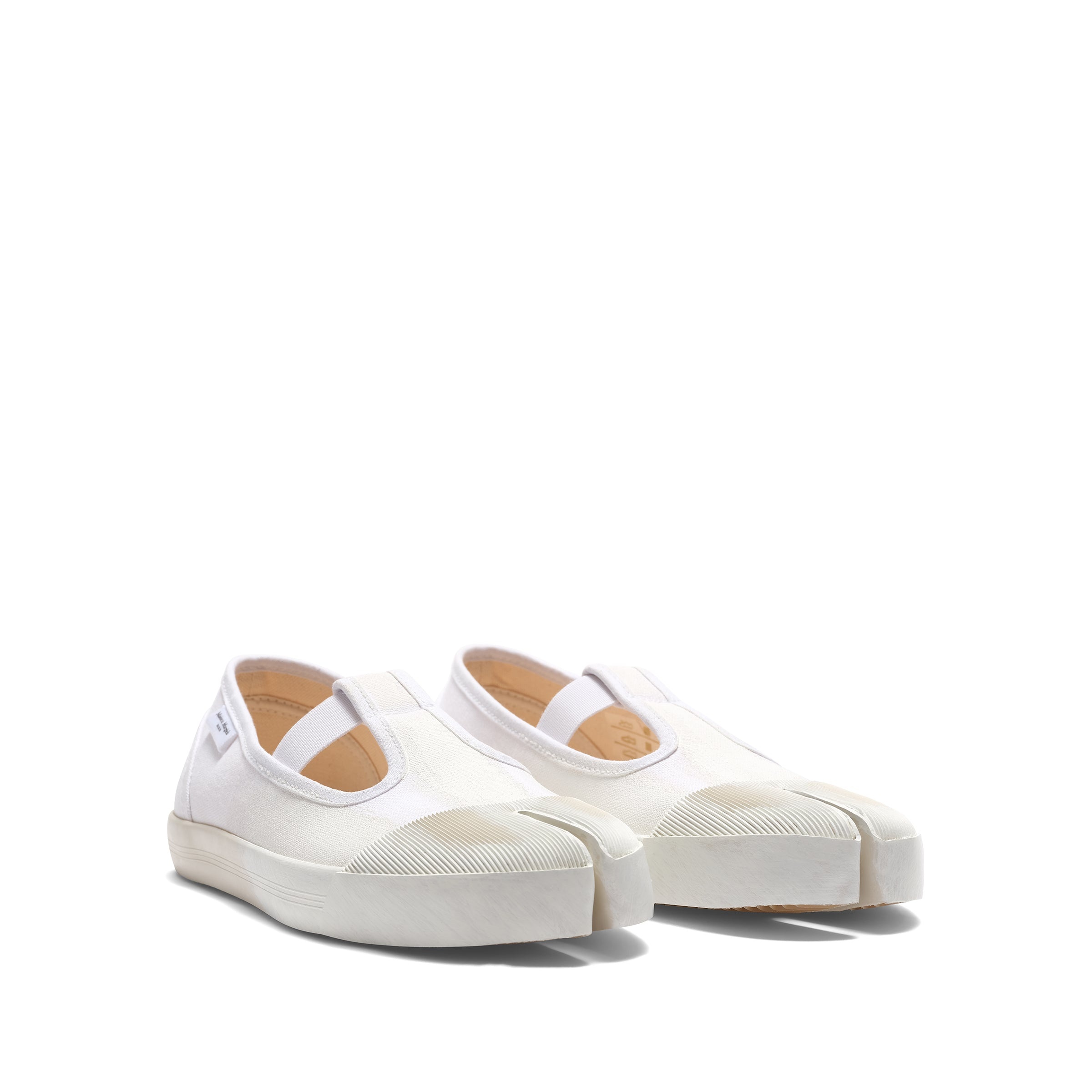 Tabi Toe Sneakers in  White/White - 2