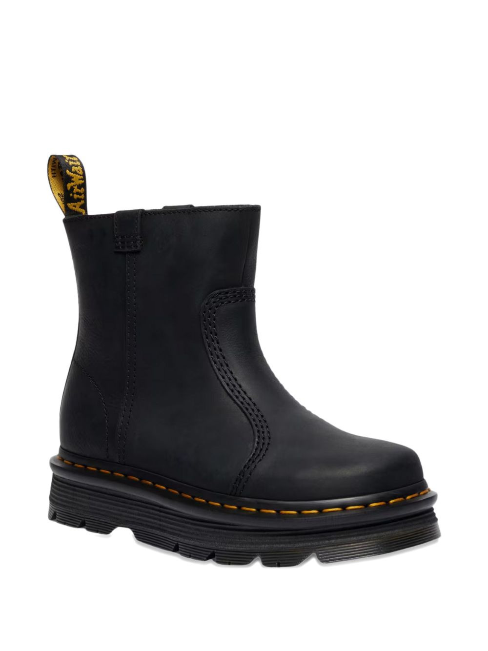 Zebzag Rigger slip-on leather boots - 3