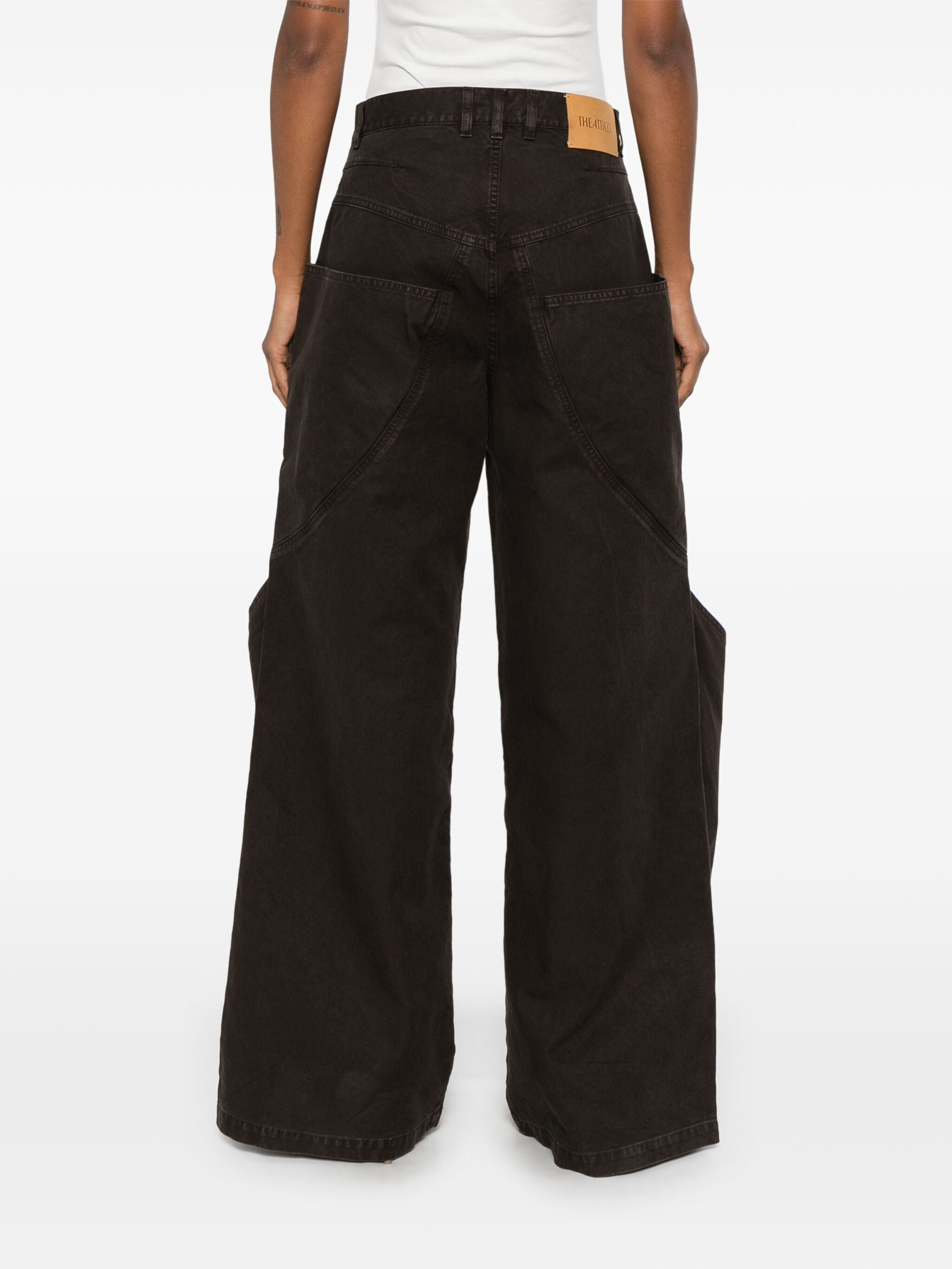 The Attico Women Gabardine Long Pant - 5