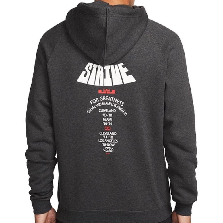 Nike LeBron Men Pullover Hoodie 'Black' DQ6130-032 - 2