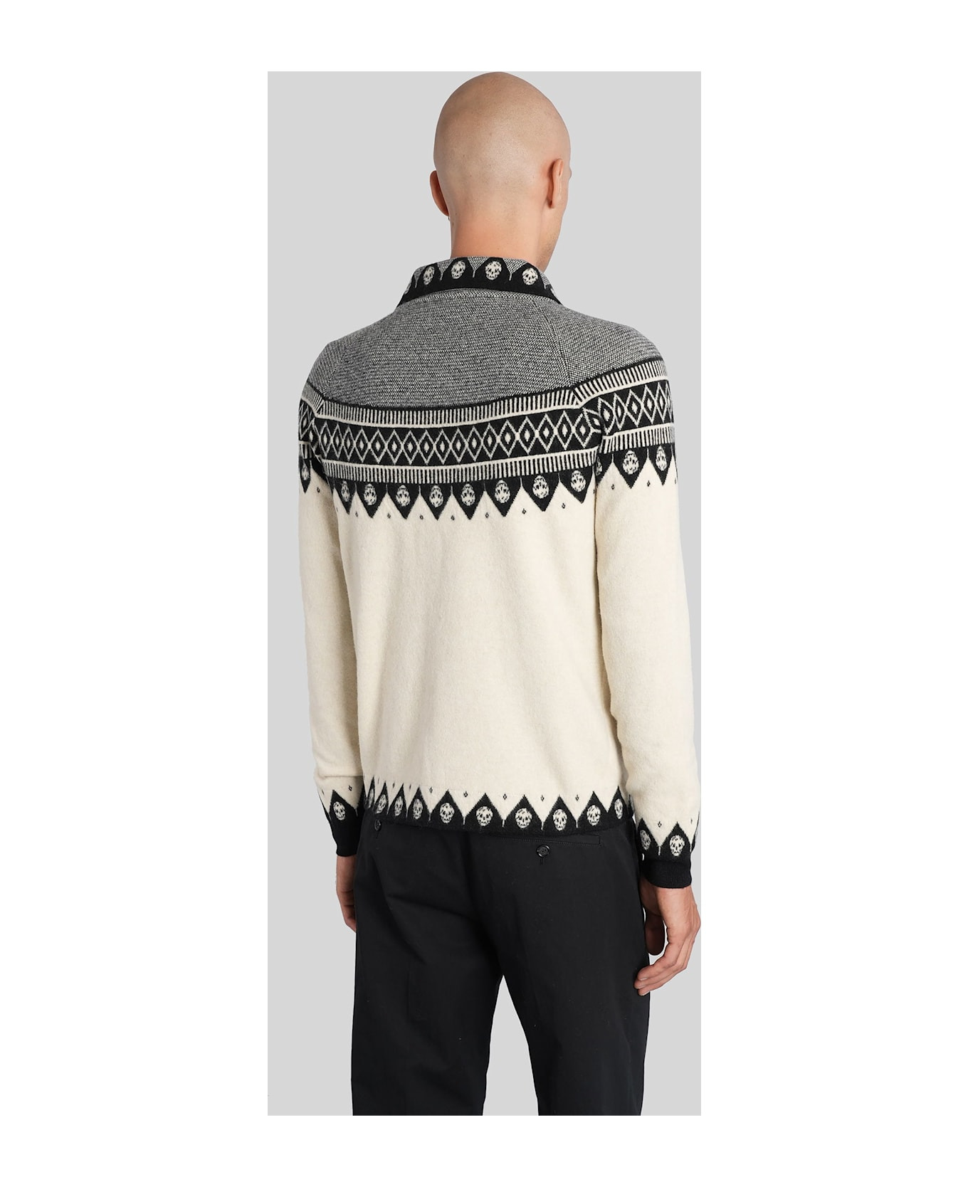 Knitwear In Grey Wool - 3
