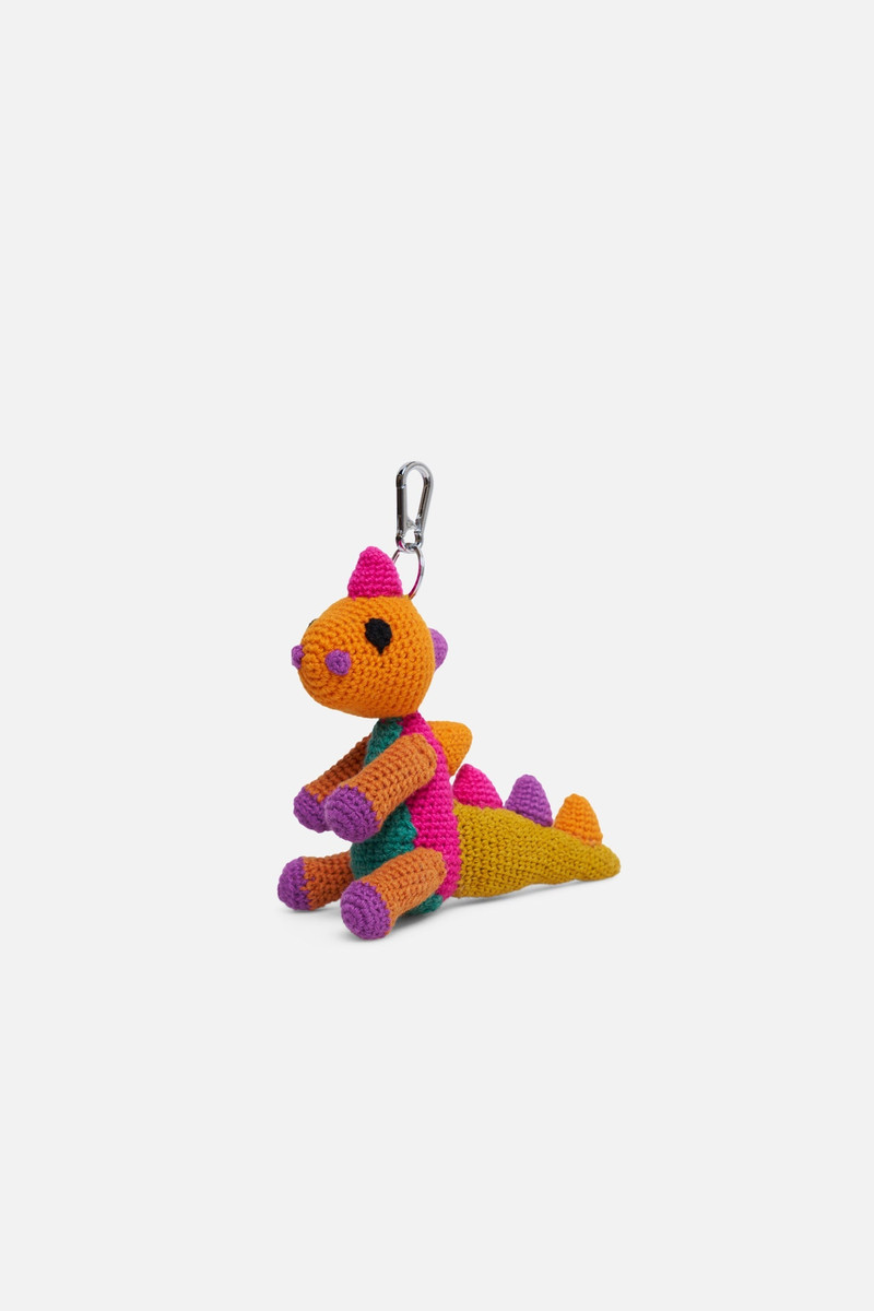 CROCHET DINOSAUR KEYCHAIN CHARM 1