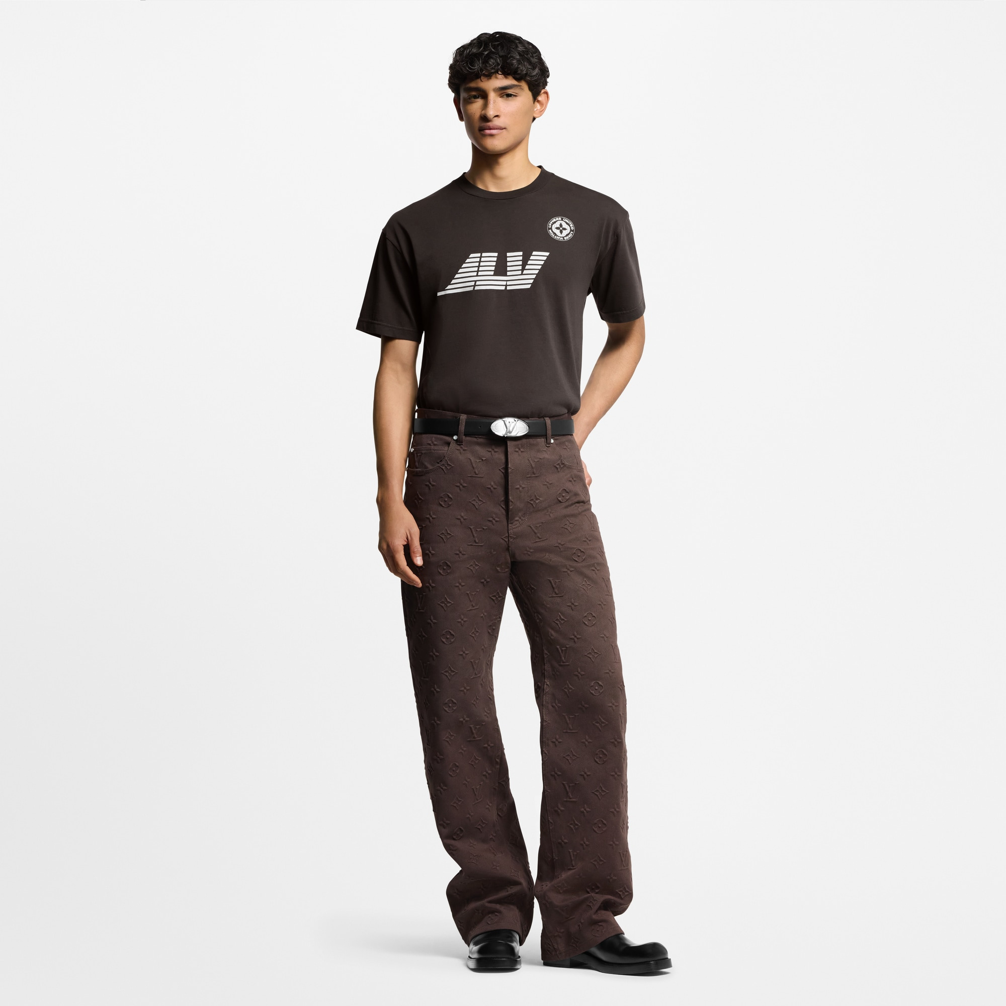 Washed Printed Cotton T-Shirt - 4