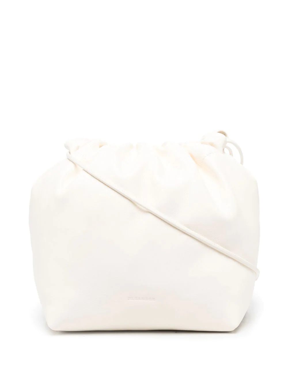 drawstring-fastening shoulder bag - 1