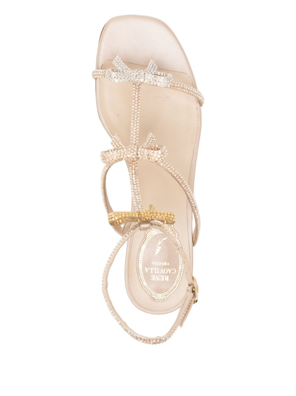 crystal-embellished sandals - 4