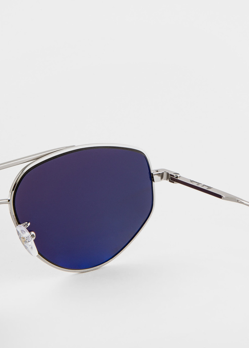 Silver 'Drake' Sunglasses 3
