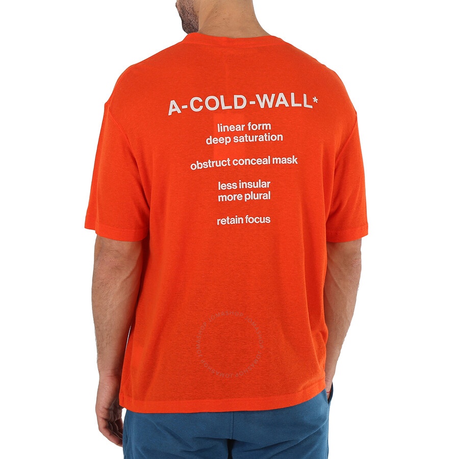 A Cold Wall Mid Grey Artisan Logo Print Crewneck T-Shirt - 6
