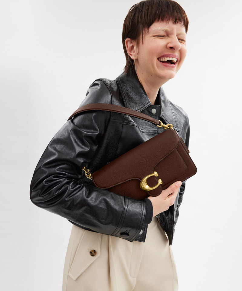 COACH Tabby Leather Shoulder Bag 26 outlook