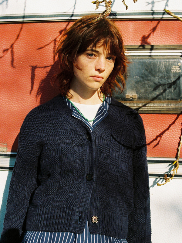 Karla Knitted Cardigan Blueberry - 2