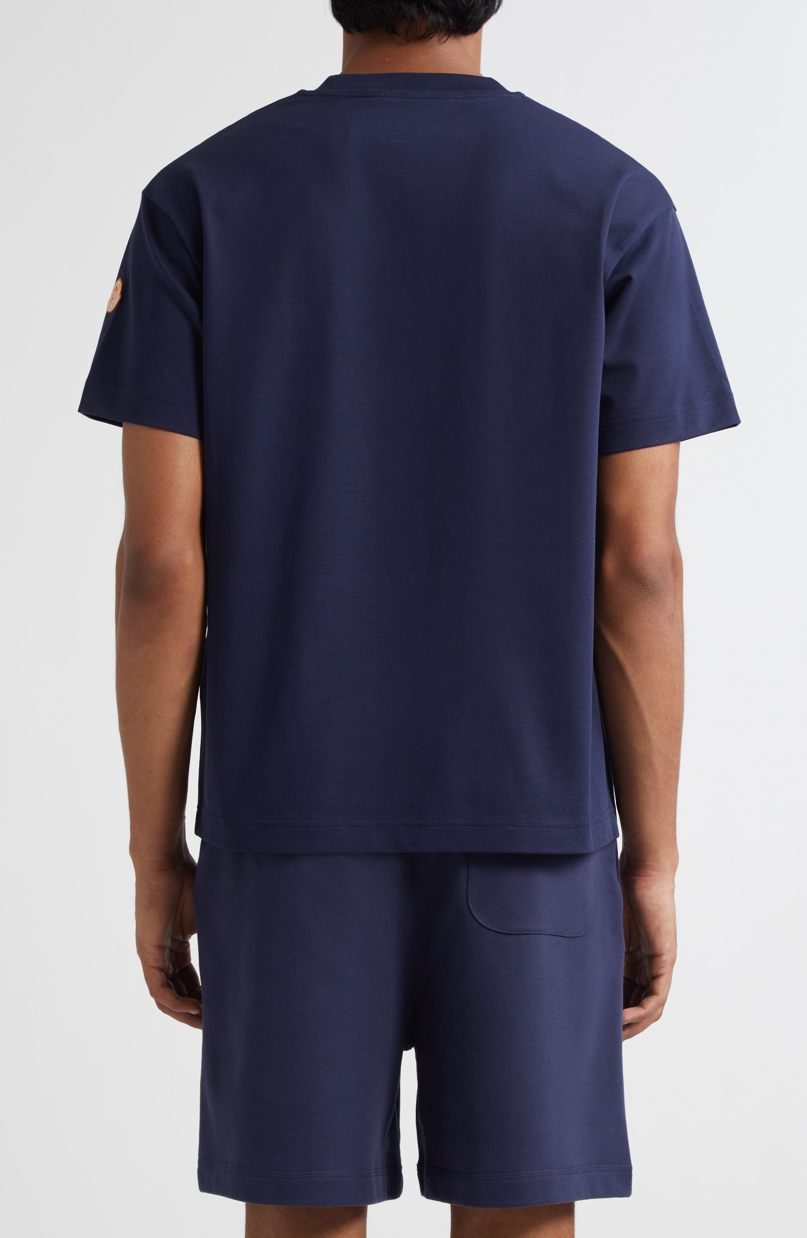 Moncler x Gilga Farm by Donald Glover Embroidered Monduck T-Shirt in Navy at Nordstrom - 3
