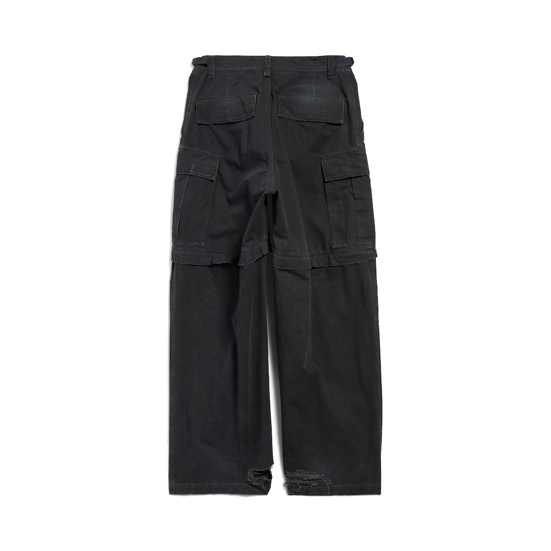 Men's Large Cargo Pants in Black - 7