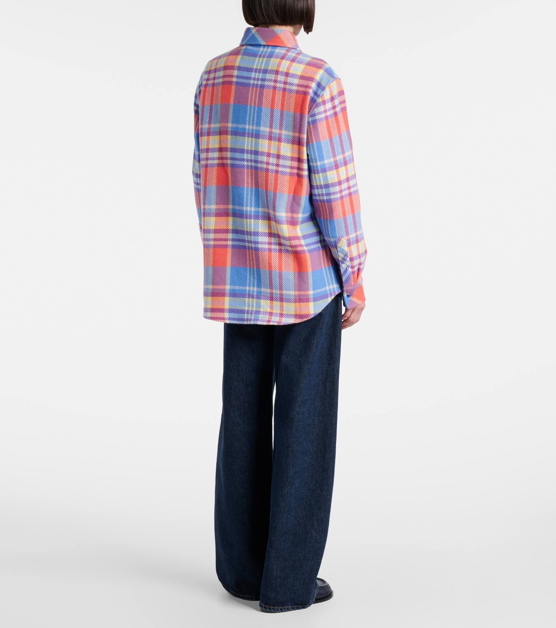 Creator plaid cashmere shirt - 3