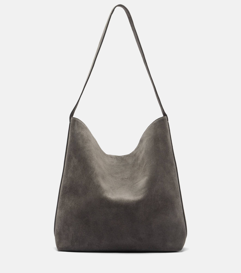 Sac Supple Large suede tote bag 1
