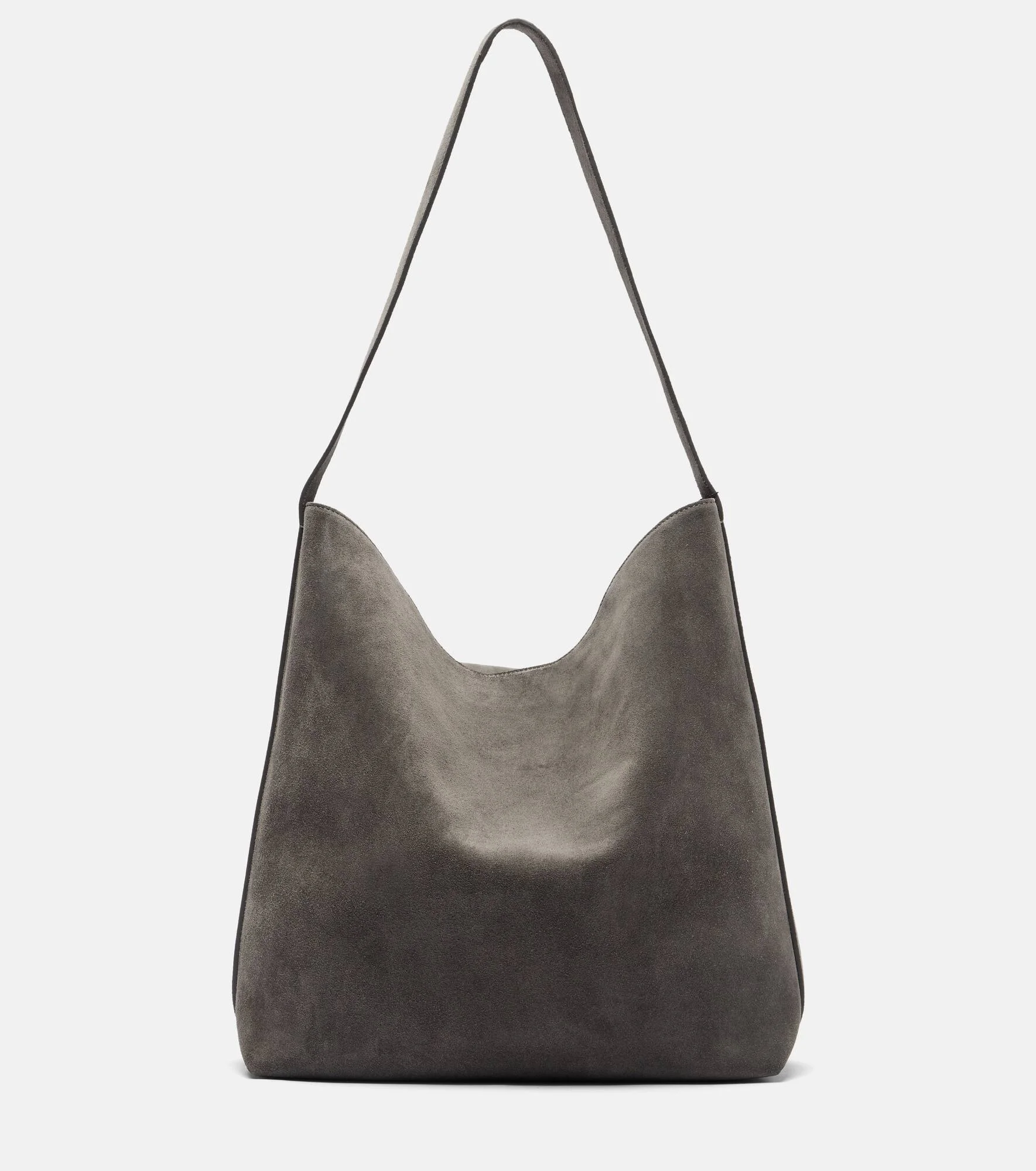 Sac Supple Large suede tote bag - 1