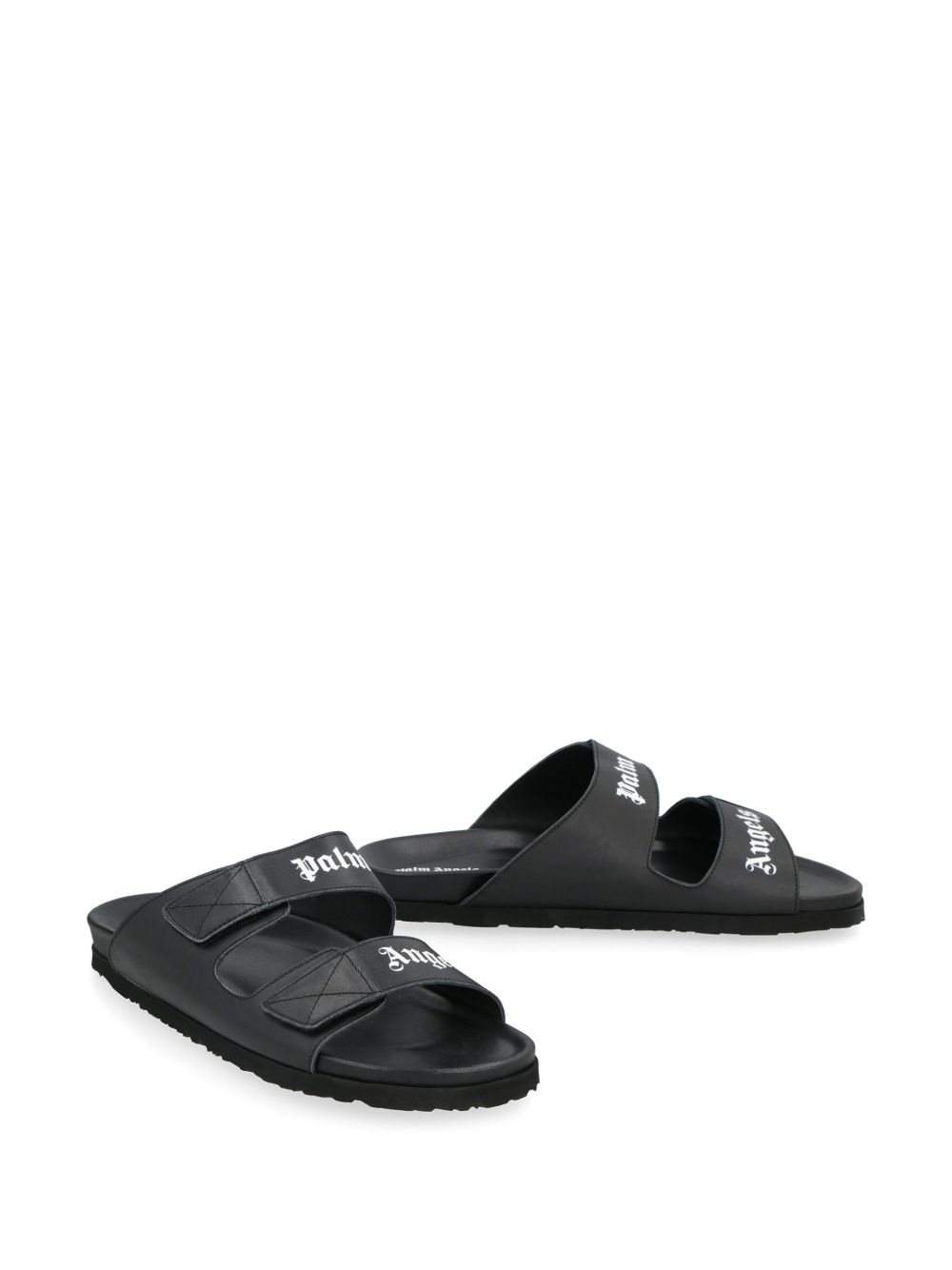 logo-print touch-strap slides - 2
