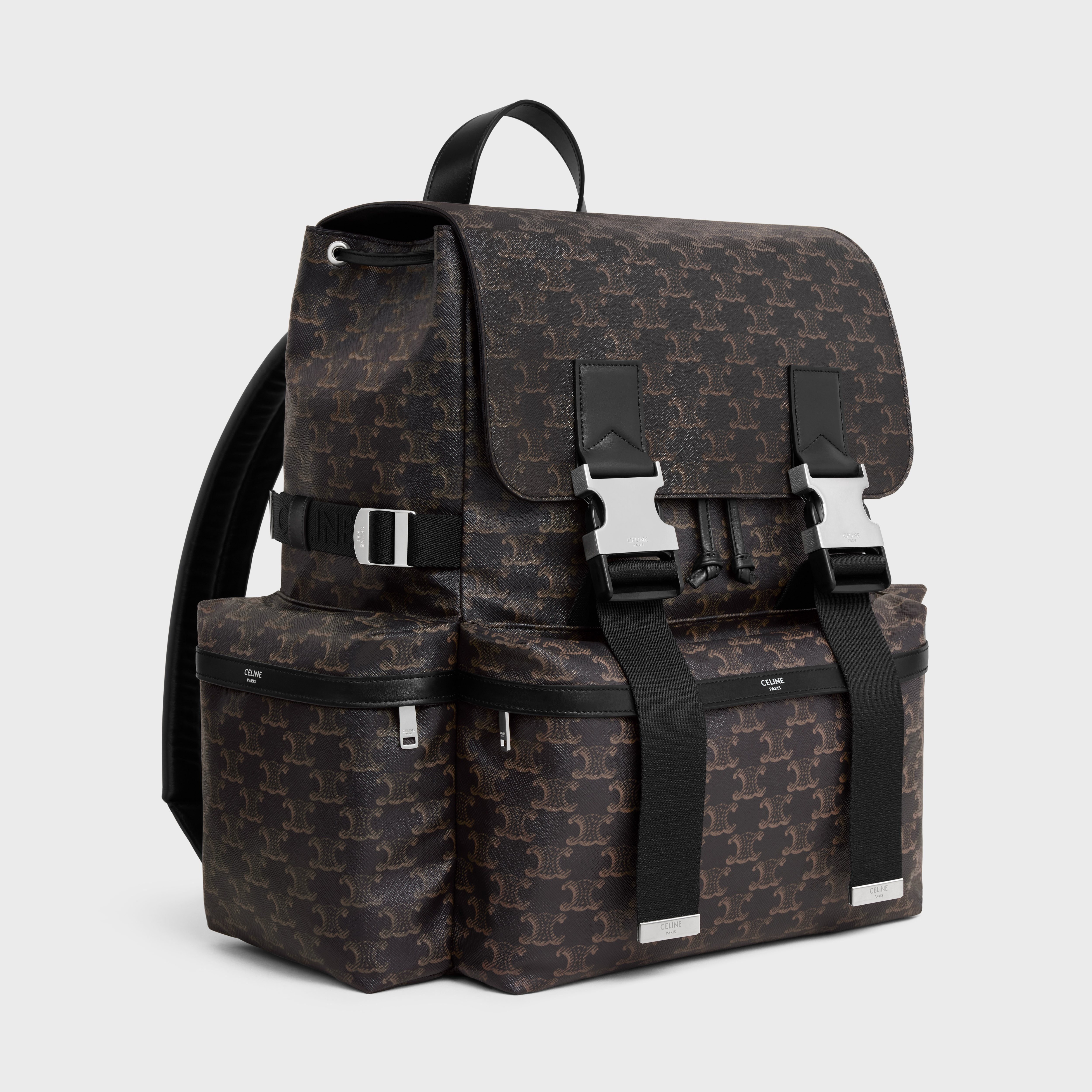 Backpack in Triomphe canvas and calfskin - 2