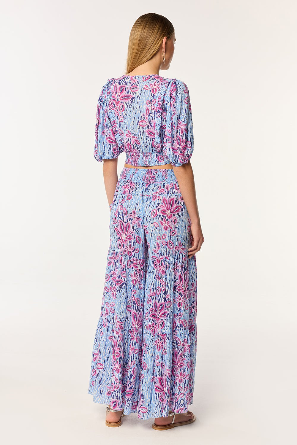 Pant Soledad - Blue Exotic Forest - 3