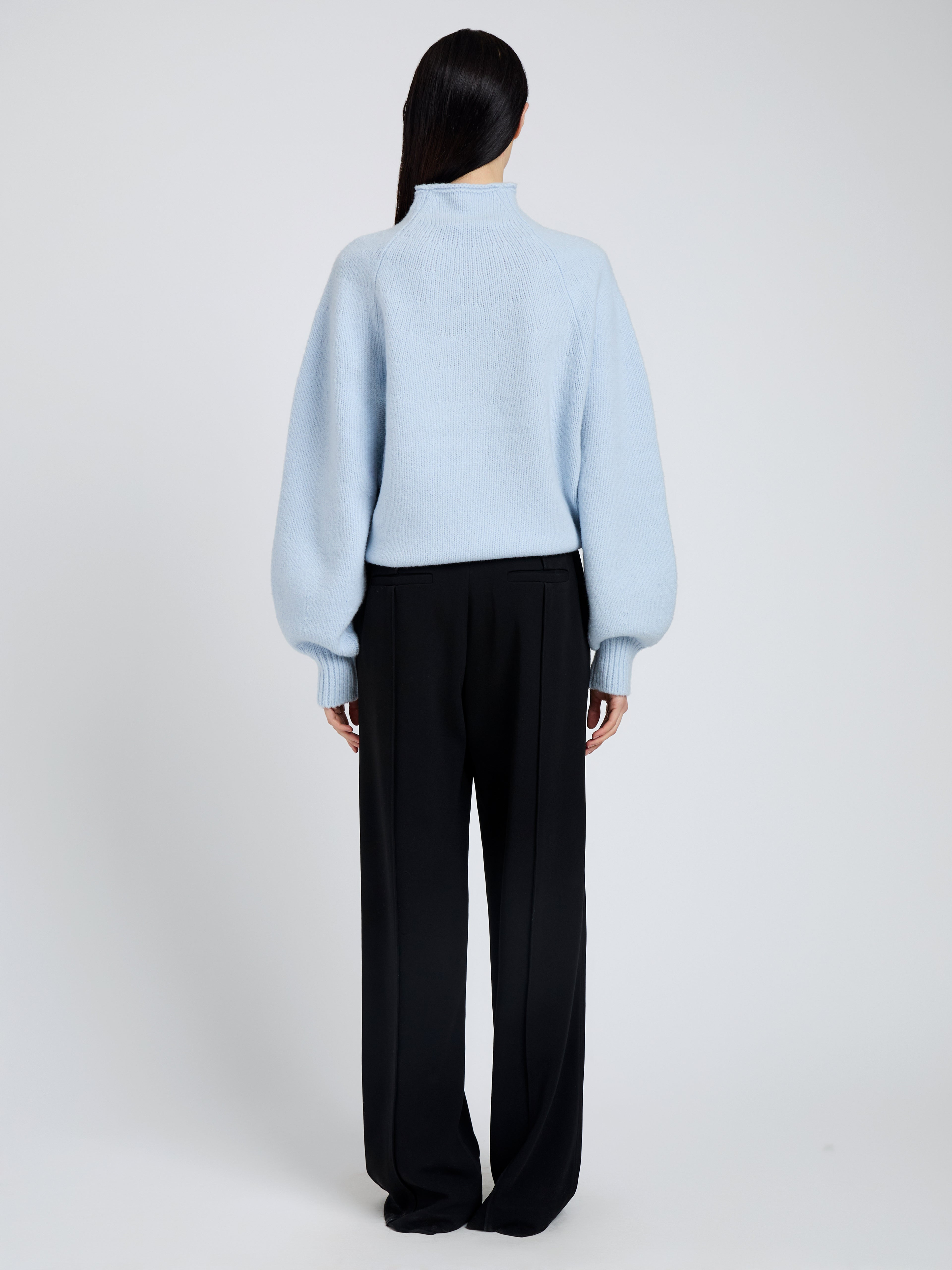 Adley Top in Solid Cashmere Blend - 5