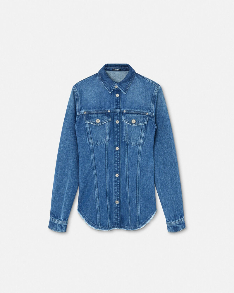 Denim Fitted Shirt 1