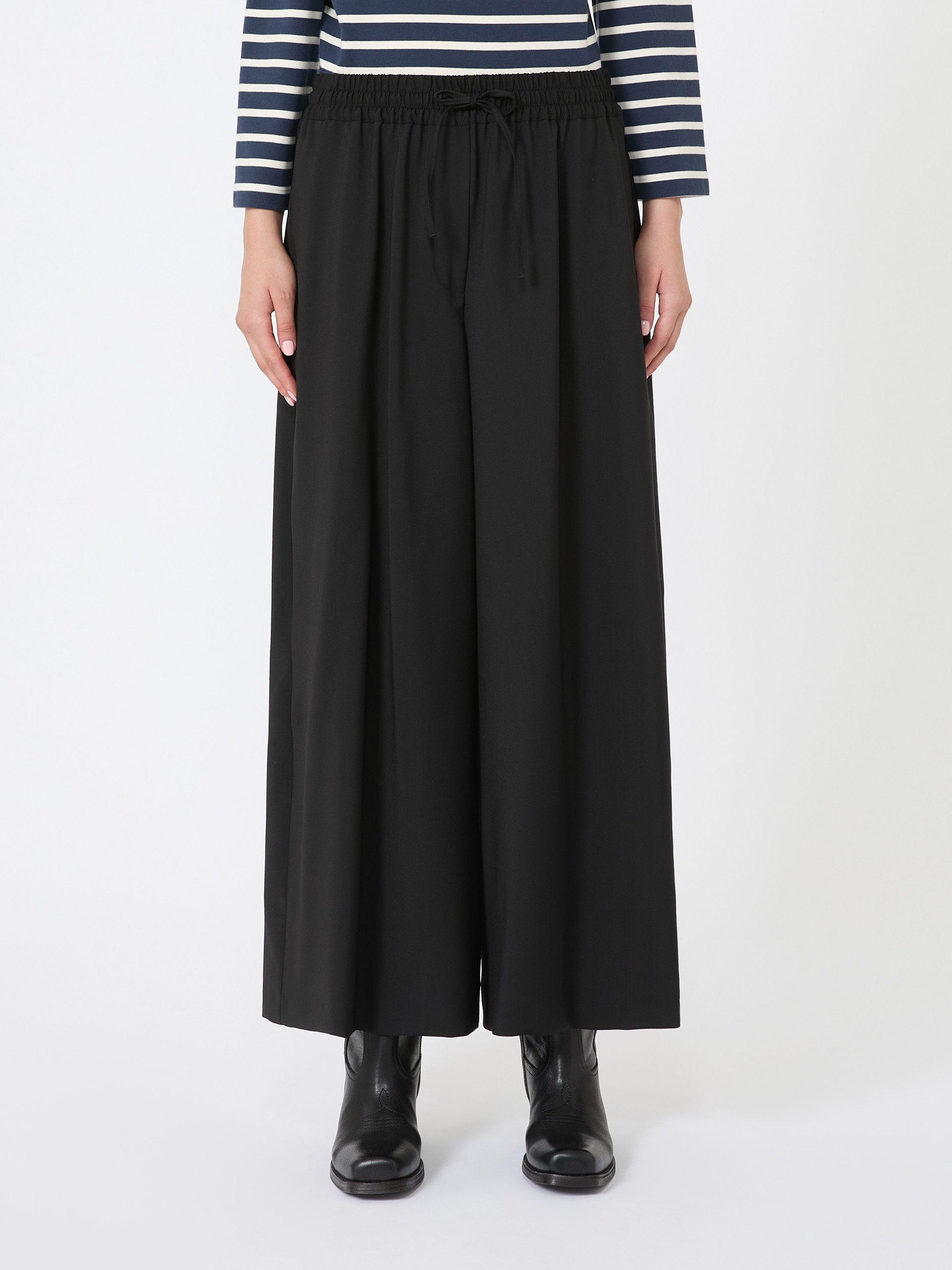ELMO Relaxed-fit wool yarn trousers - 3