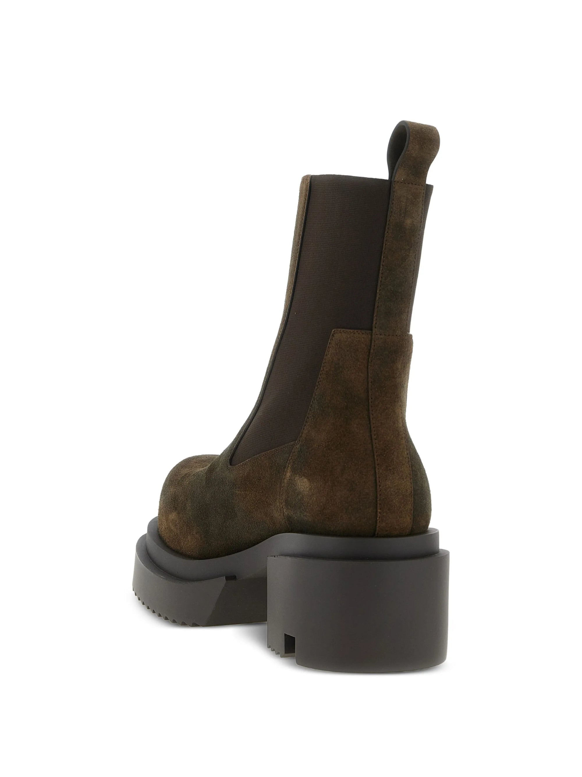 Rick Owens Men Ankle Boot With Elastic Band - 3