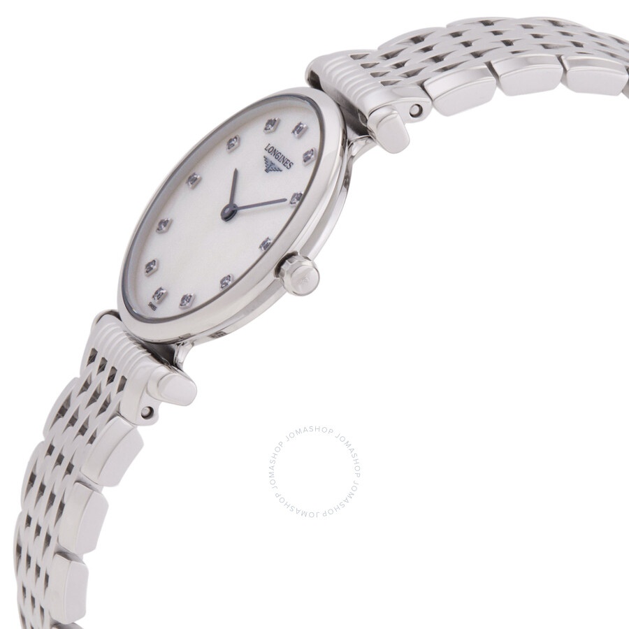 Longines La Grande Classique Quartz Diamond White Mother of Pearl Dial Ladies Watch L4.209.4.87.C - 2