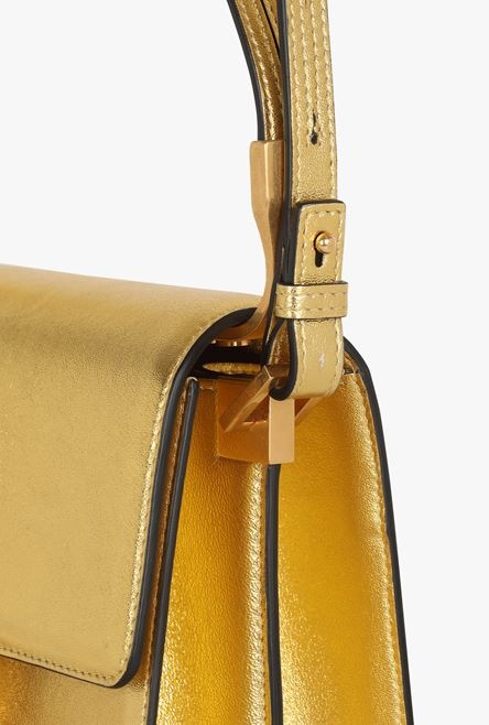 Smooth gold leather Ely bag - 8