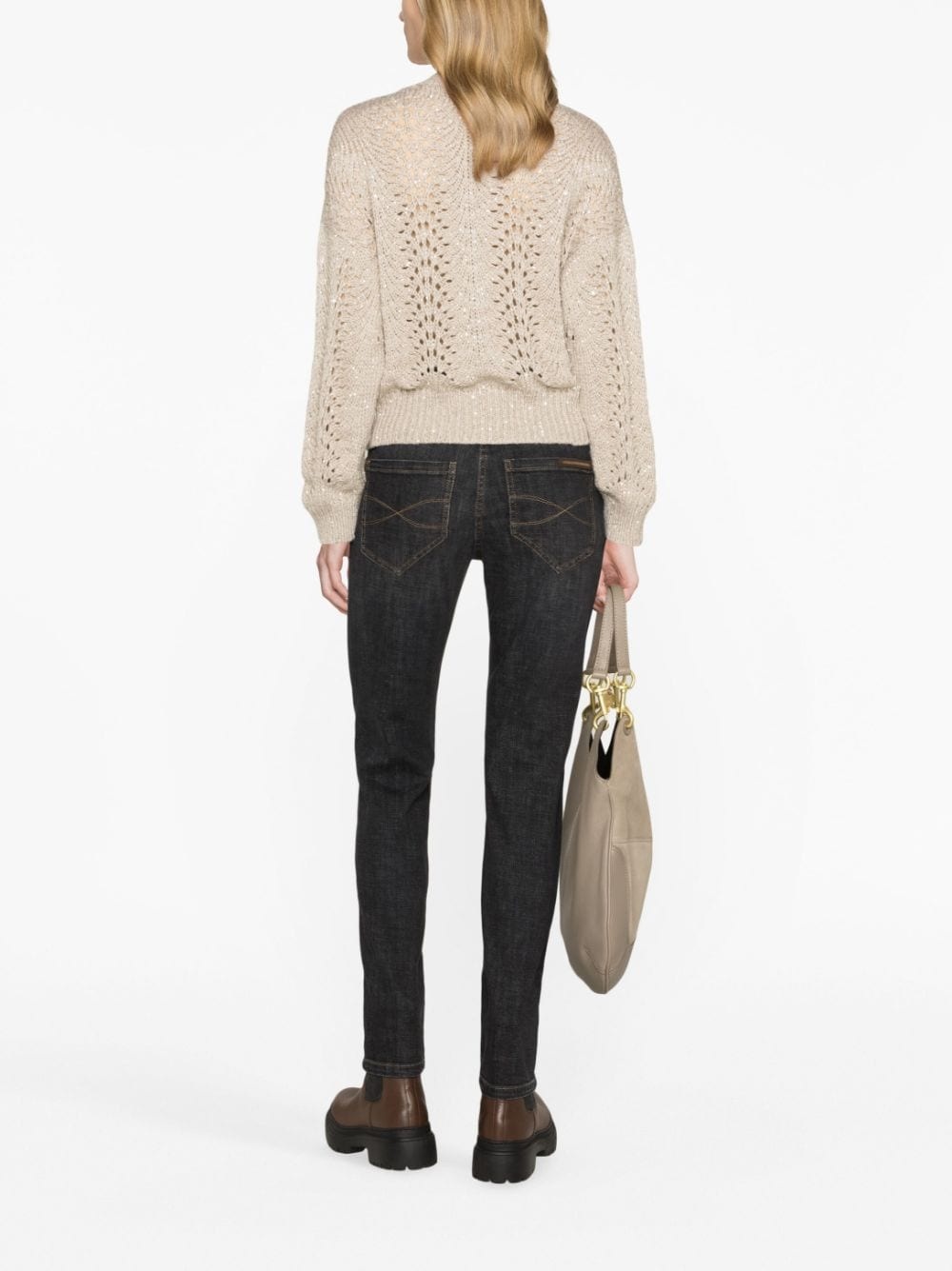 high-waisted skinny jeans - 3