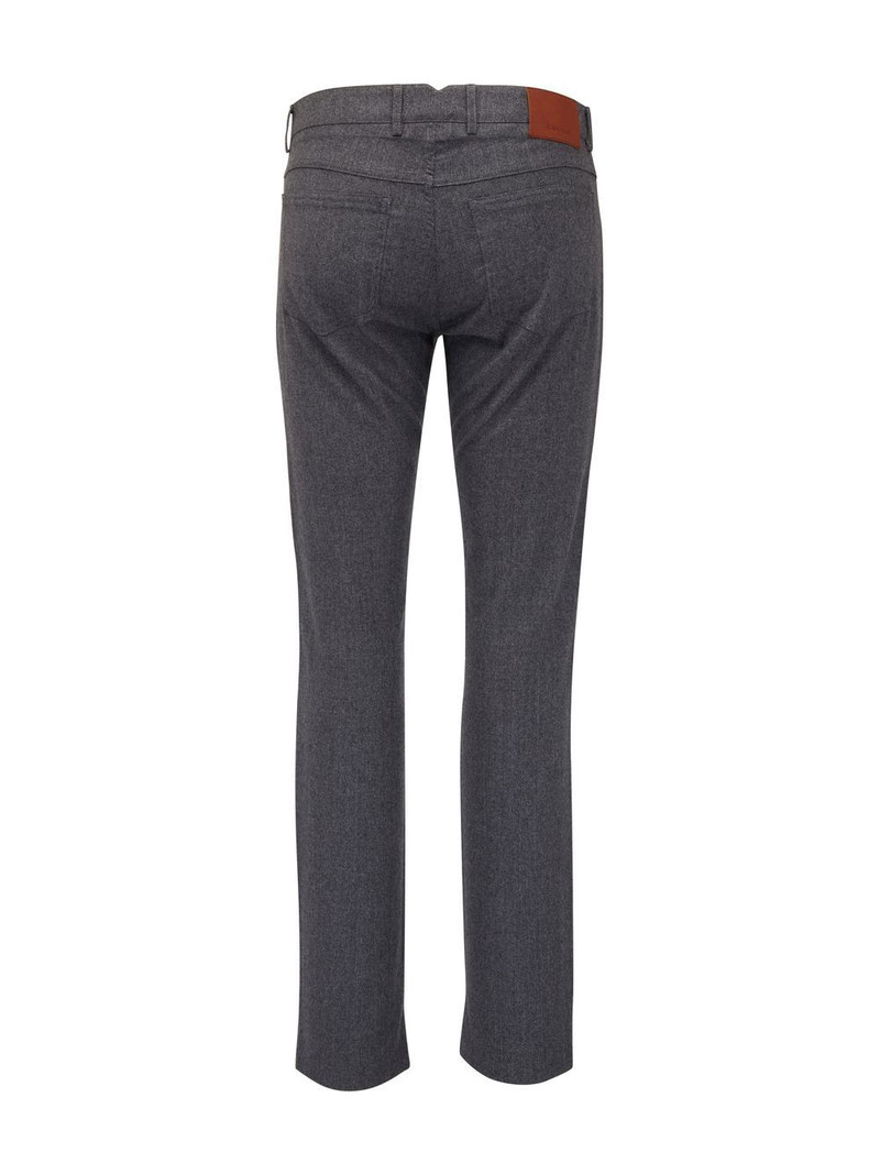 Canali wool skinny trousers outlook