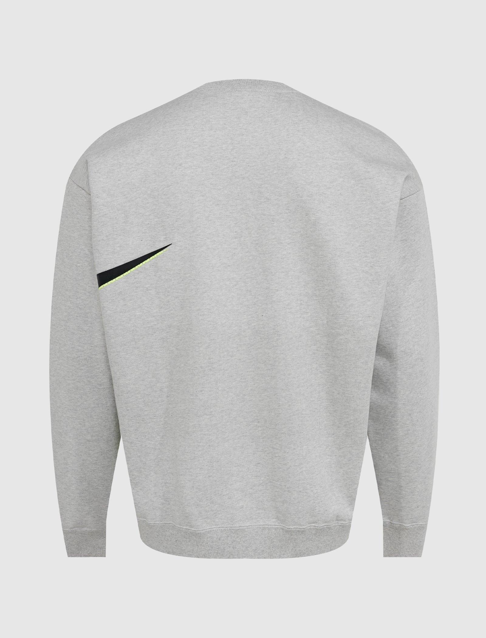 KIM JONES FLEECE CREWNECK IN GREY - 5