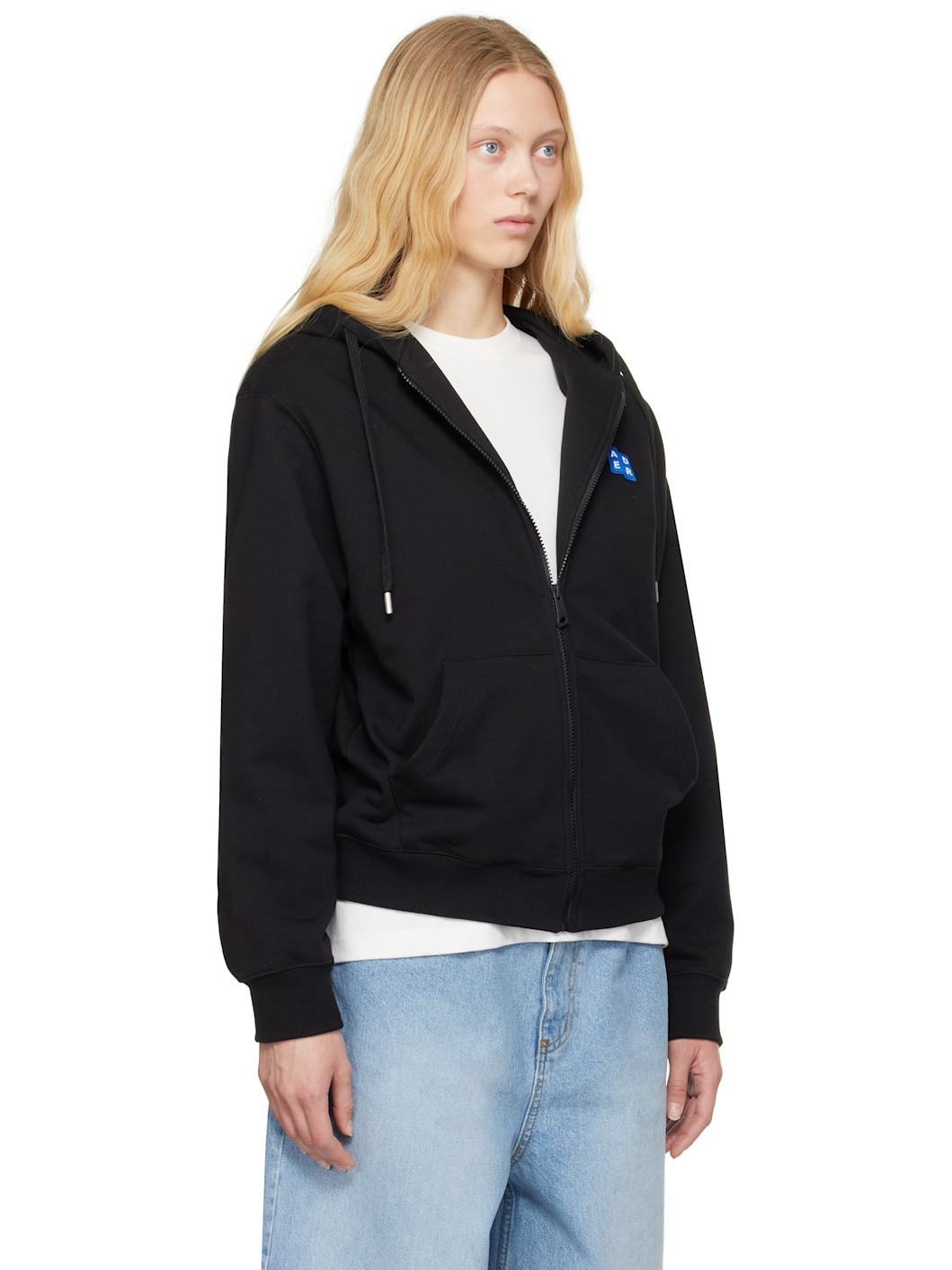 Black Sig; TRS Tag 01 Zip-Up Hoodie - 2