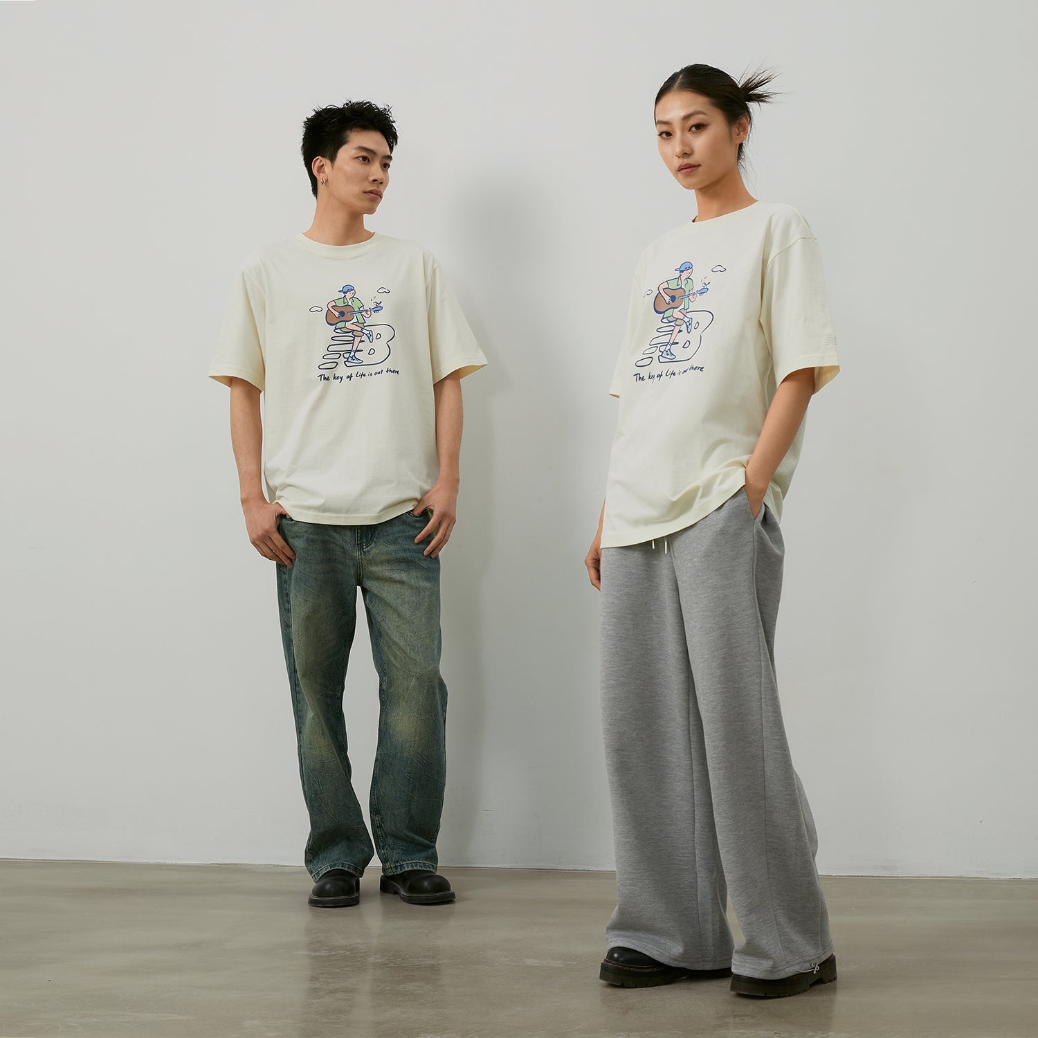 New Balance x PK Guitar Graphic T-Shirt 'Ivory' NEE26021-IV - 10