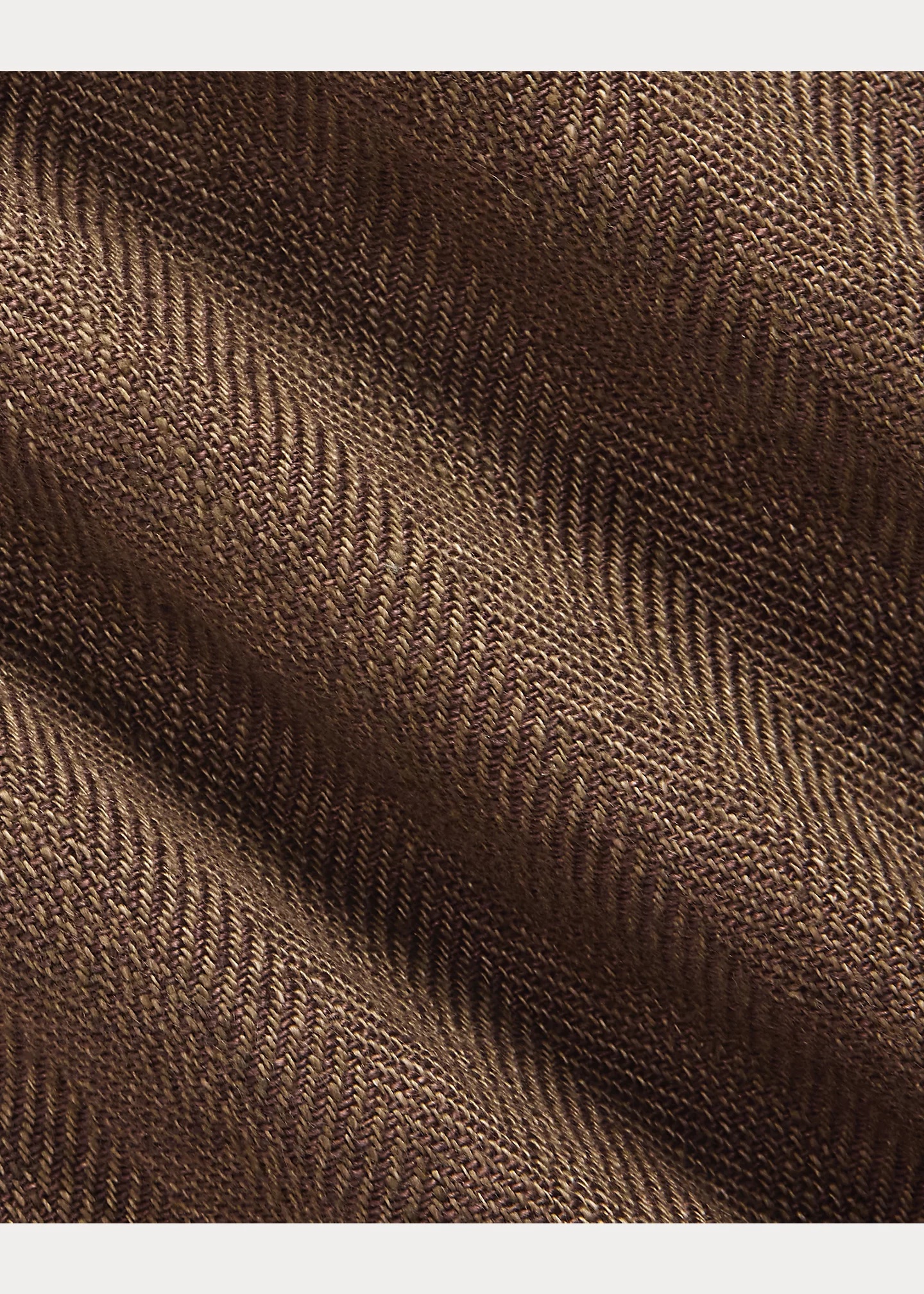 Slim Fit Linen Herringbone Suit Trouser - 8