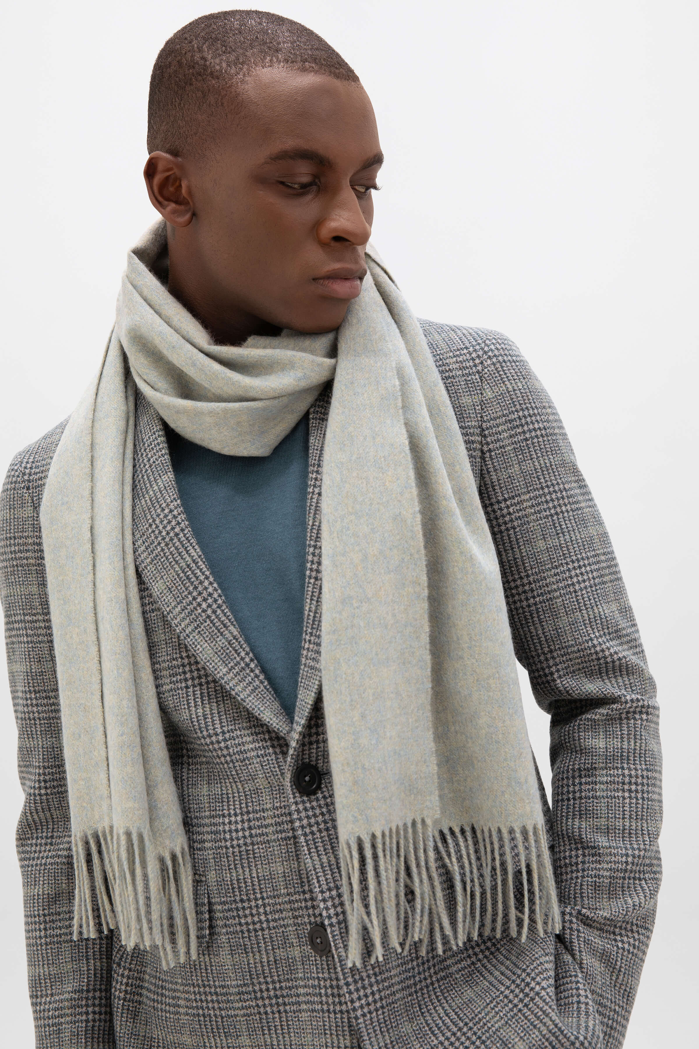 Grey Glen Check Tweed Jacket - 7