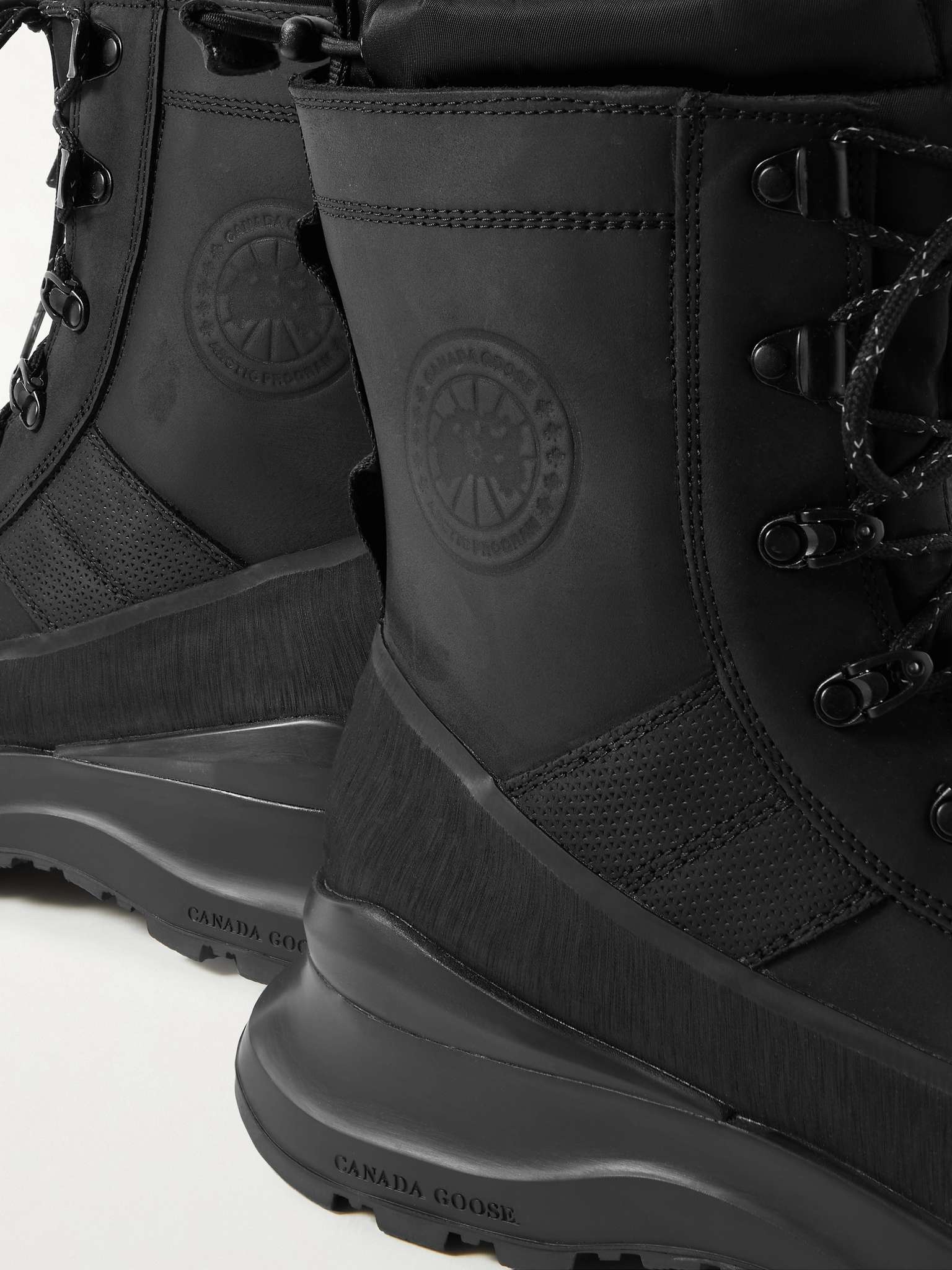 Armstrong Rubber-Trimmed Nubuck Boots - 6