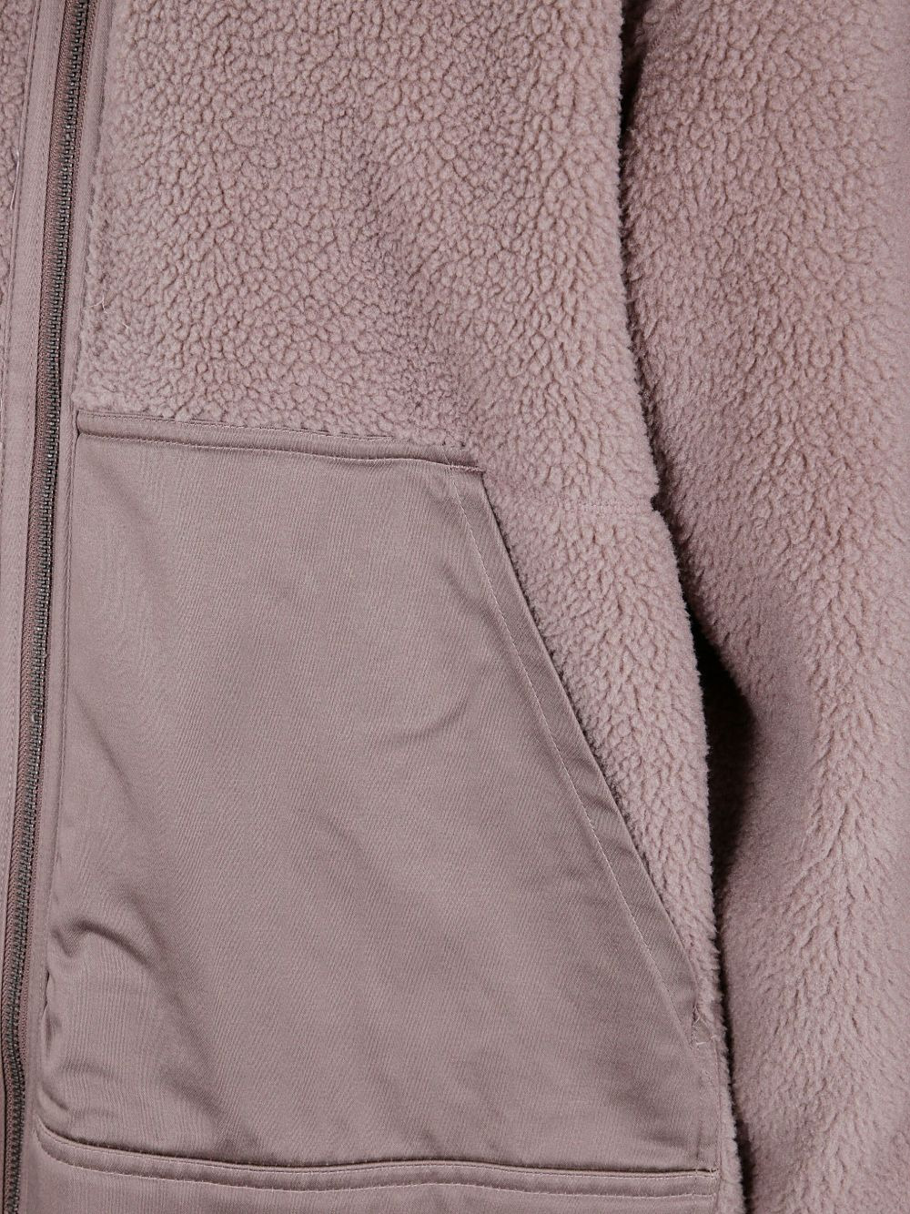 fleece zip-up sweatshirt - 2